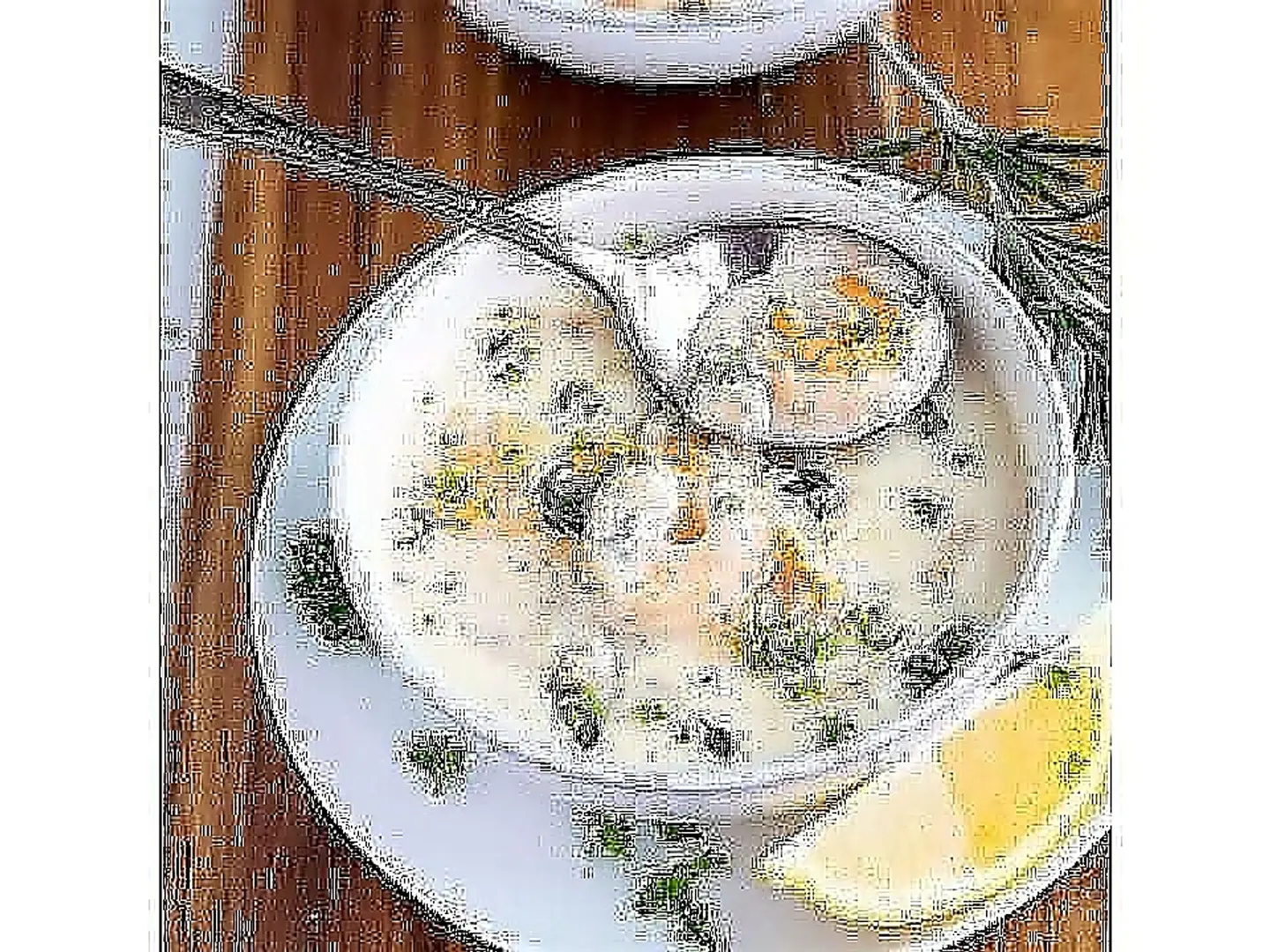 شوربة جمبري وايت