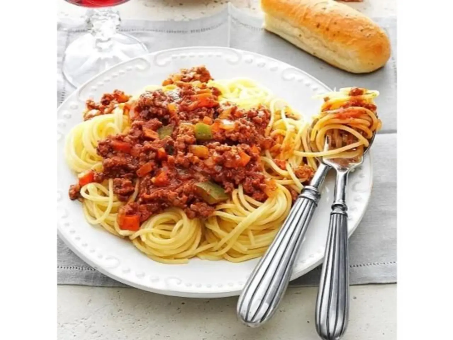 Oriental Pasta With Minced Meat