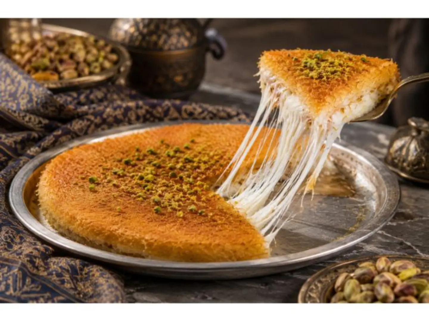 Nabulsi Knafeh With Cream Soft 250 Grams