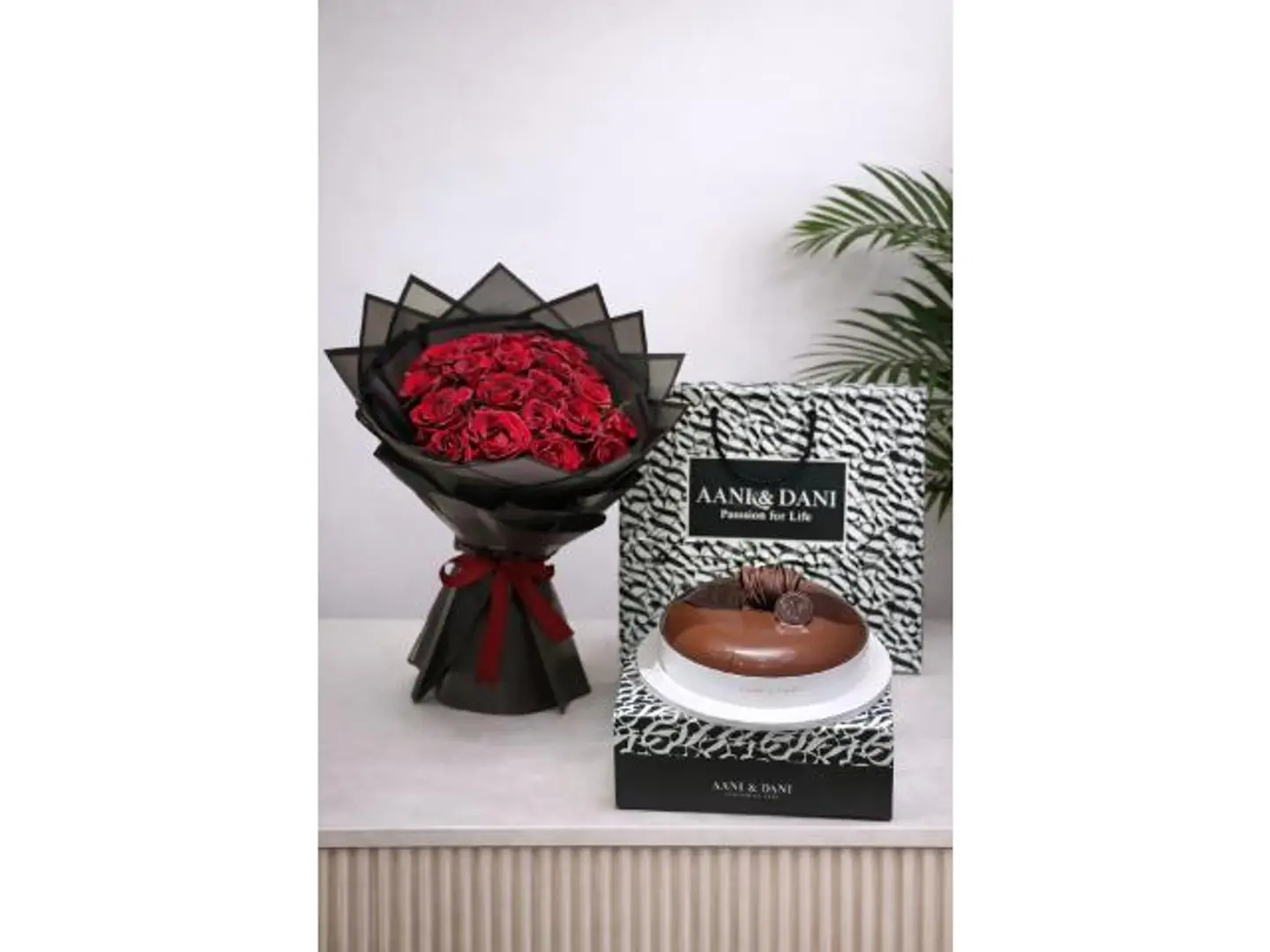 A Bouquet Of Roses And A Cake For Me And Dani 2