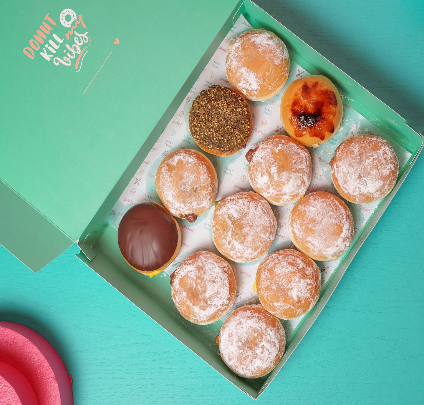Box Of Stuffed Donuts, 12 Pieces