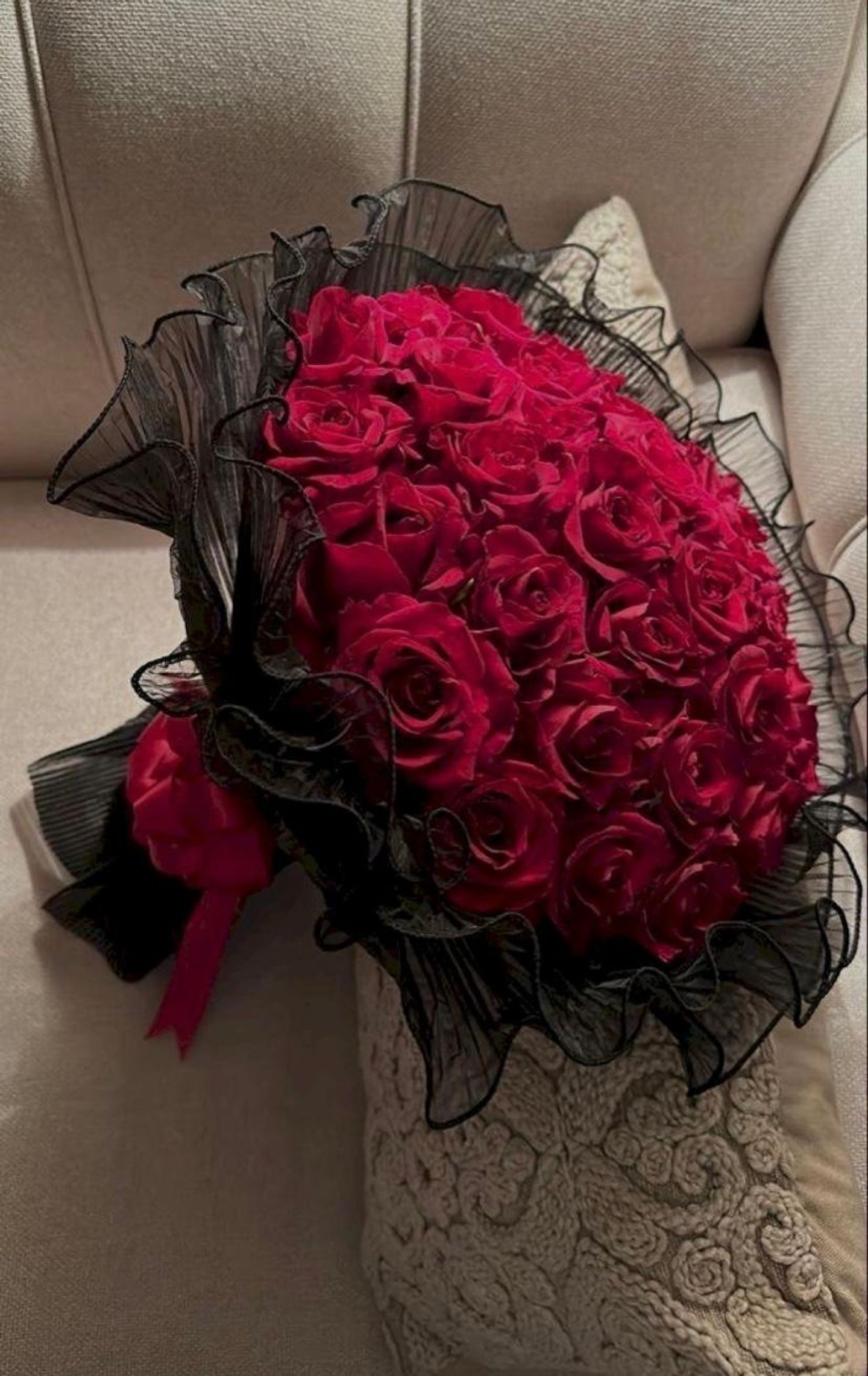 باقة ورد احمر