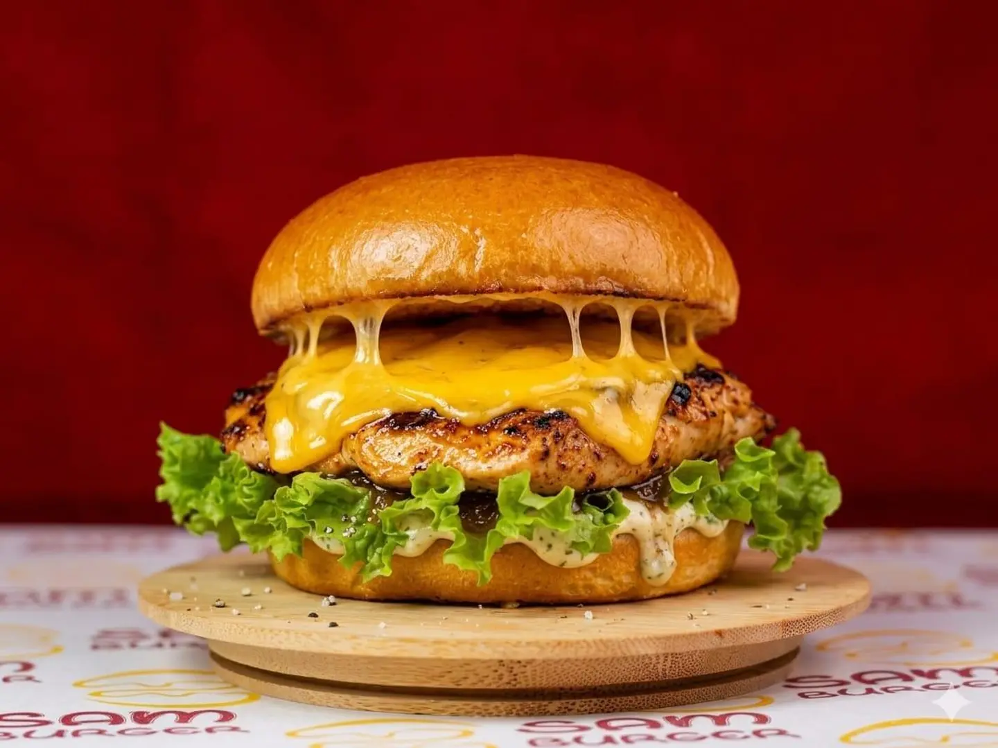 Grilled Chicken Burger Meal