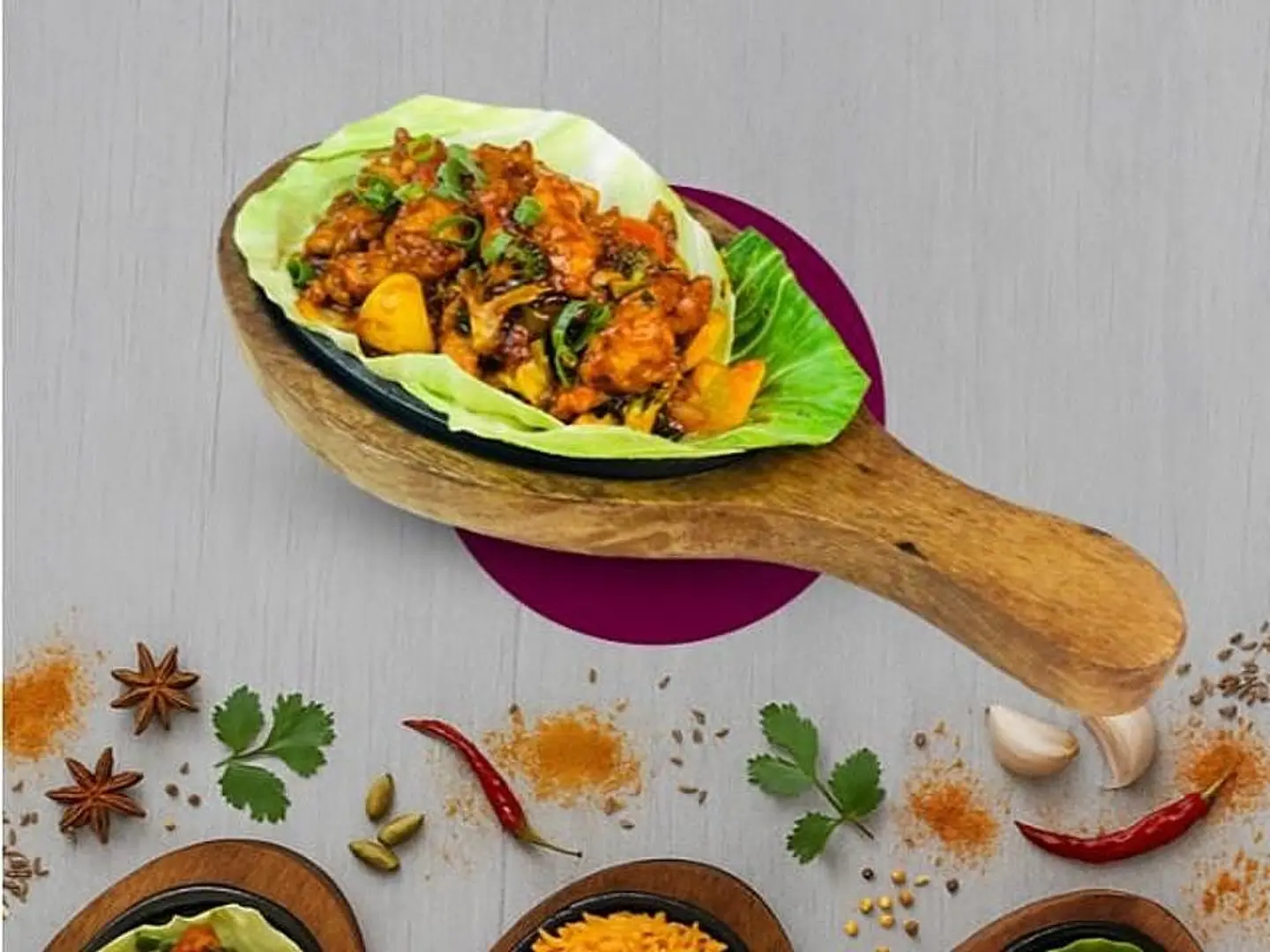 دجاج ترياكي فخار