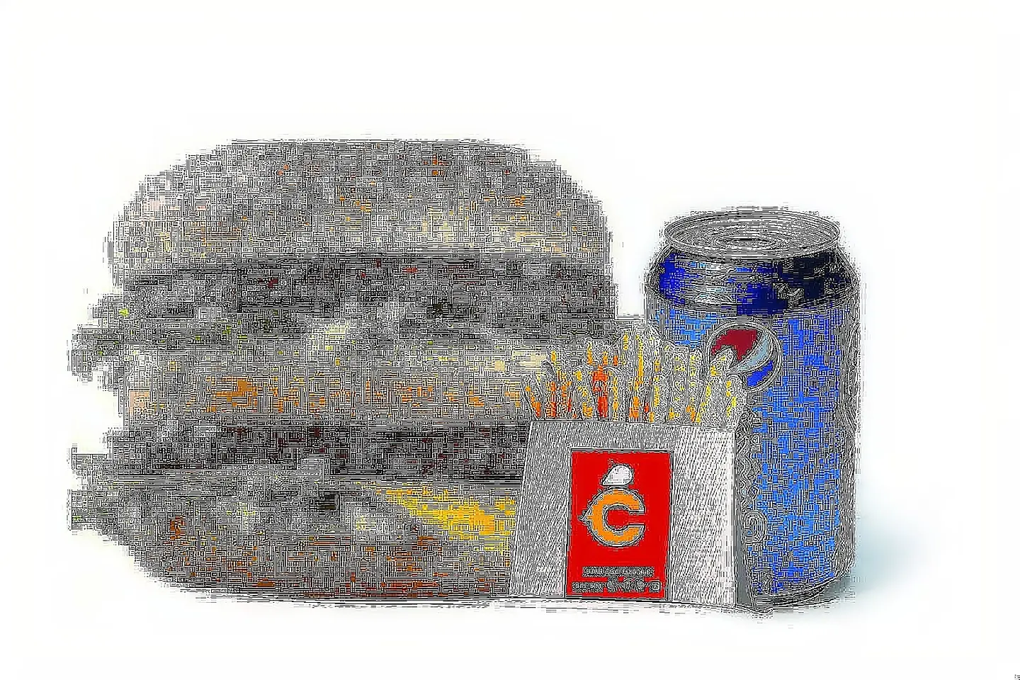 وجبة دبل برجر لحم