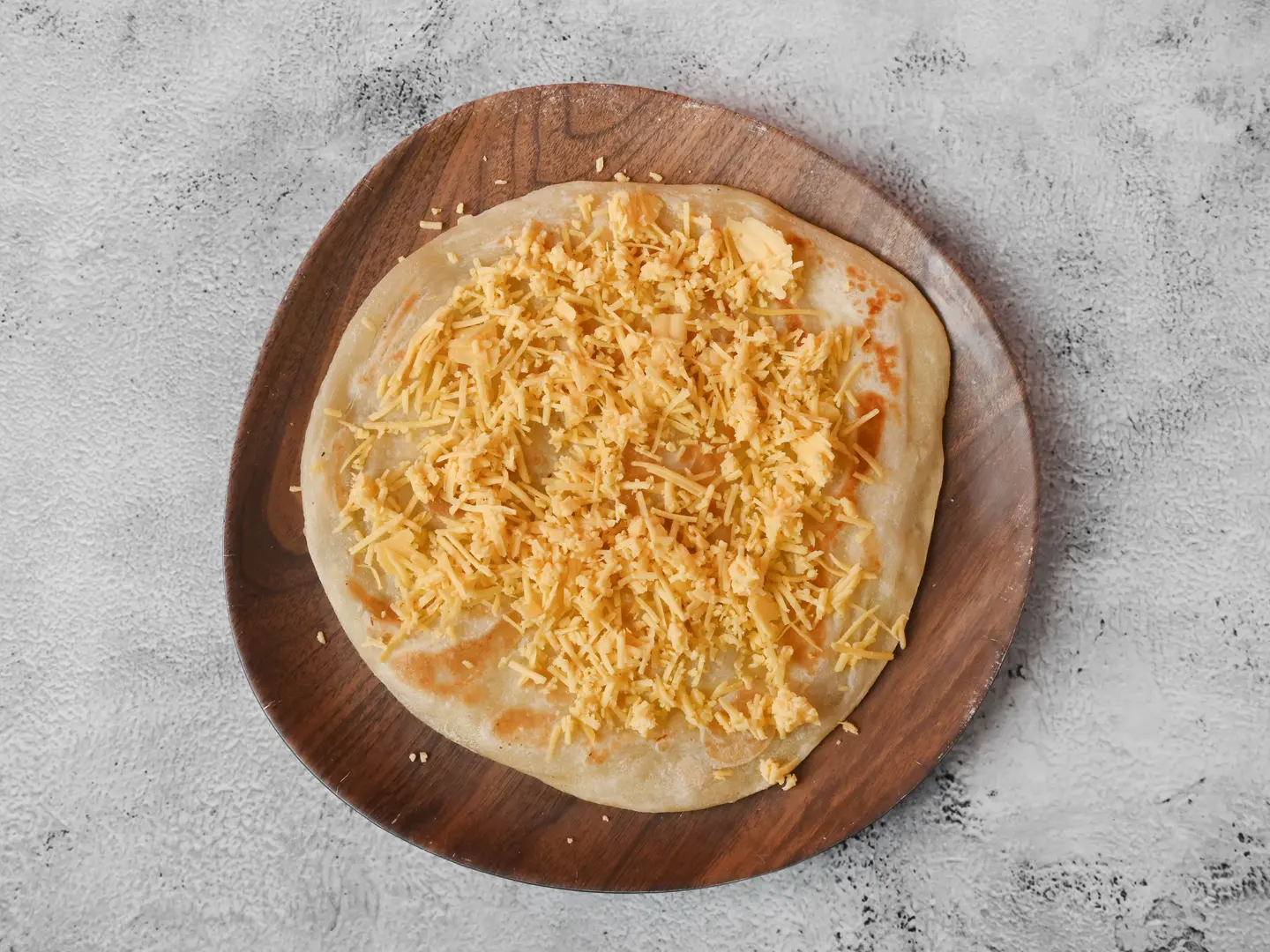 فطيرة بيض مع جبنة شدر