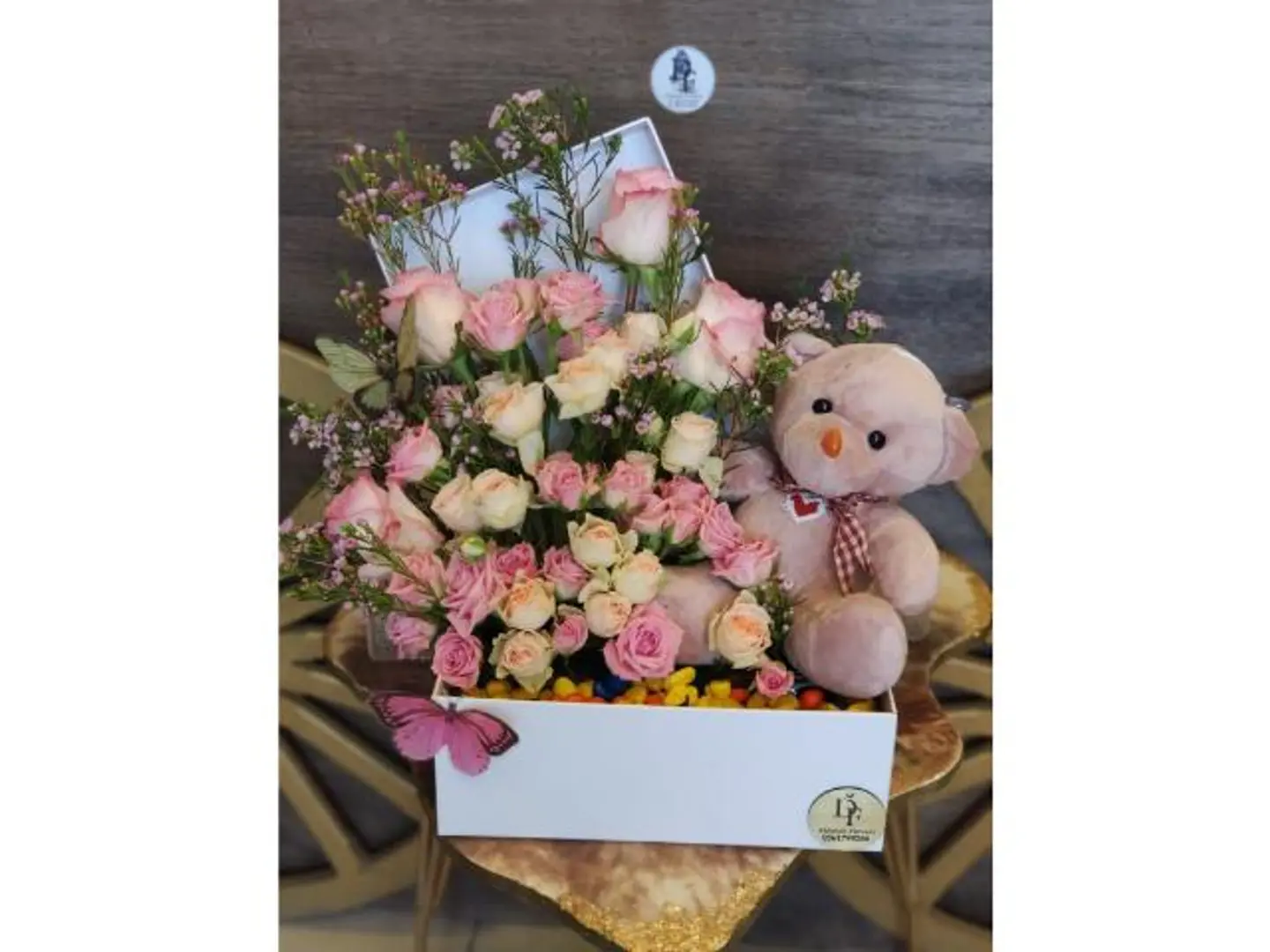 Pink Teddy Bouquet