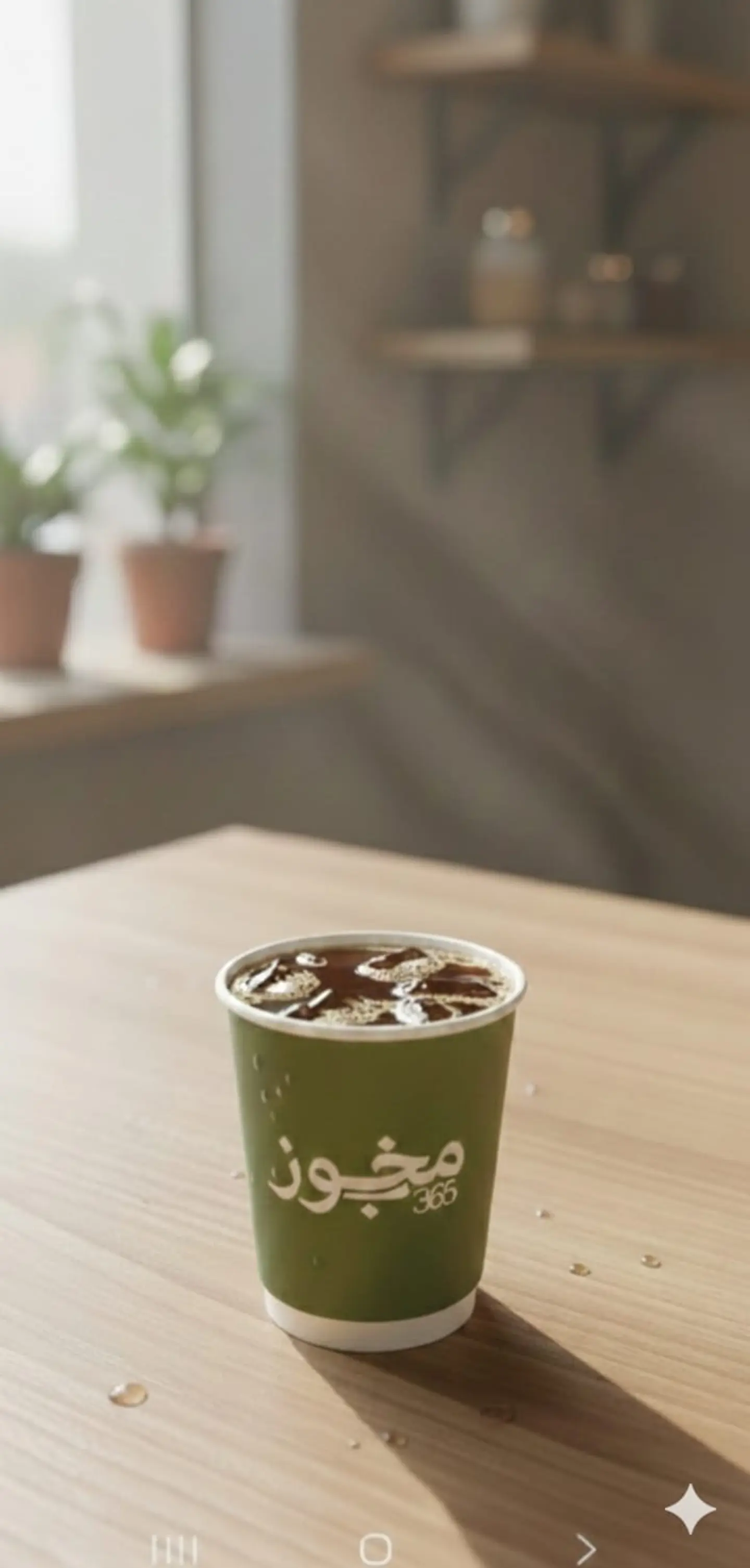 قهوة اليوم البارد