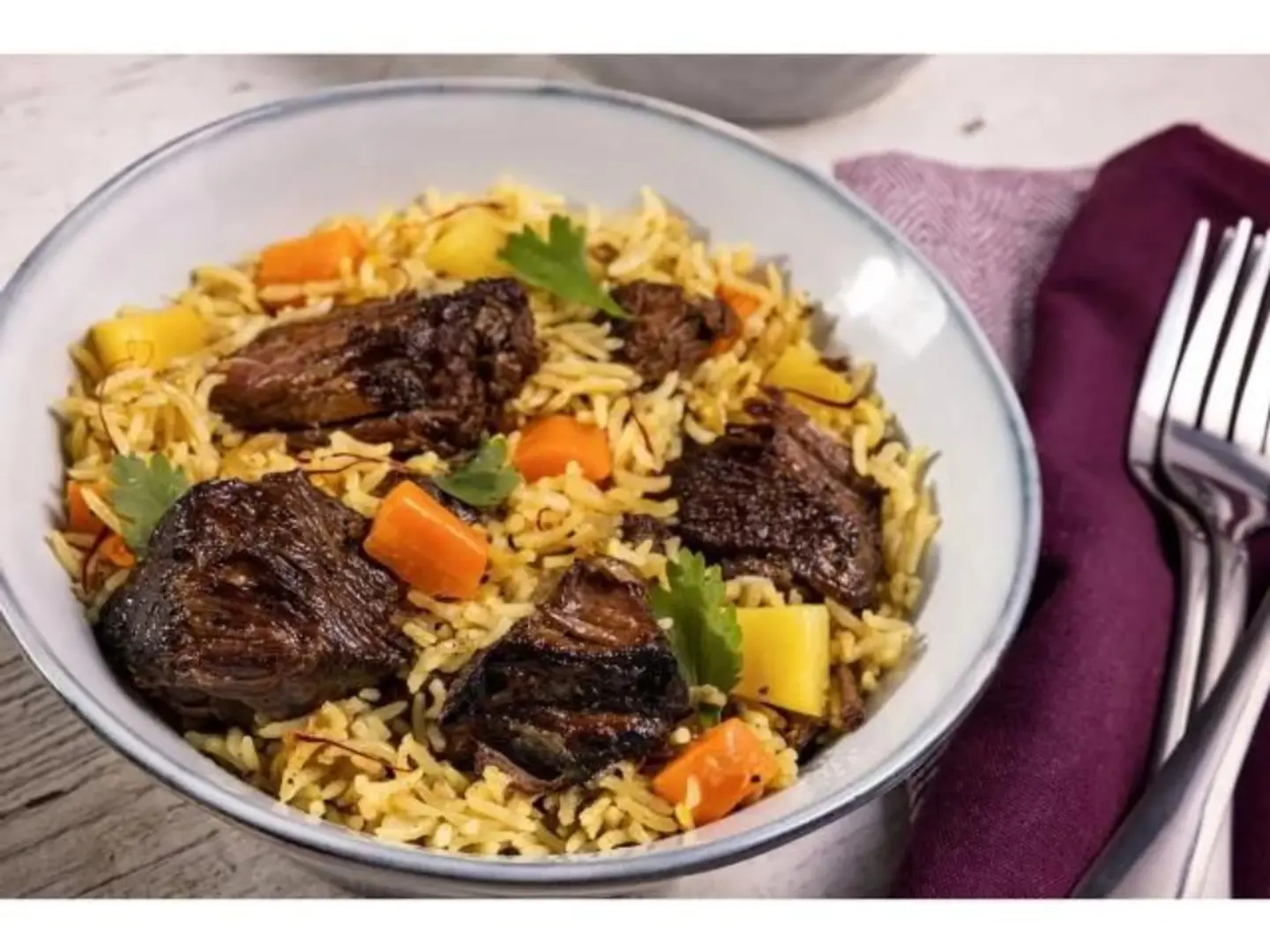 برياني لحم بقري