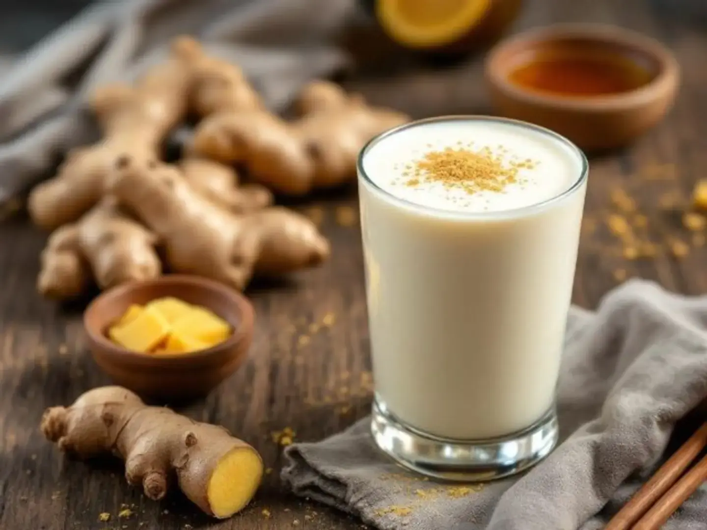 حليب زنجبيل