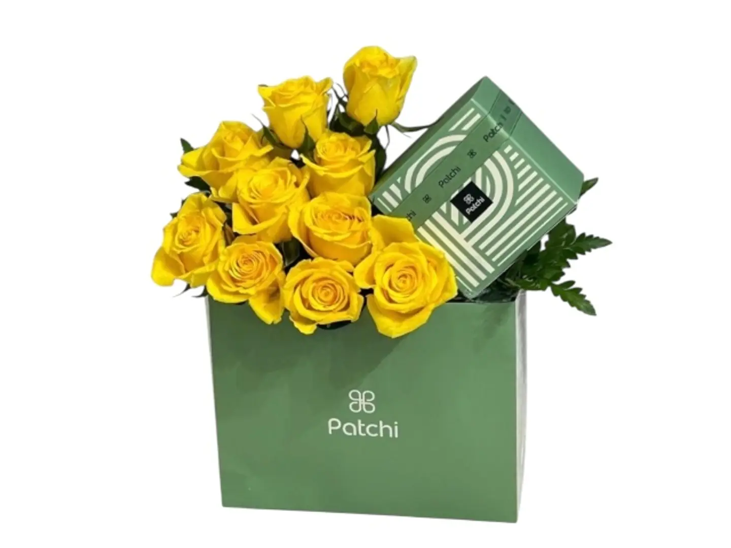 تنسيق جوري اصفر مع شوكلاتة باتشي