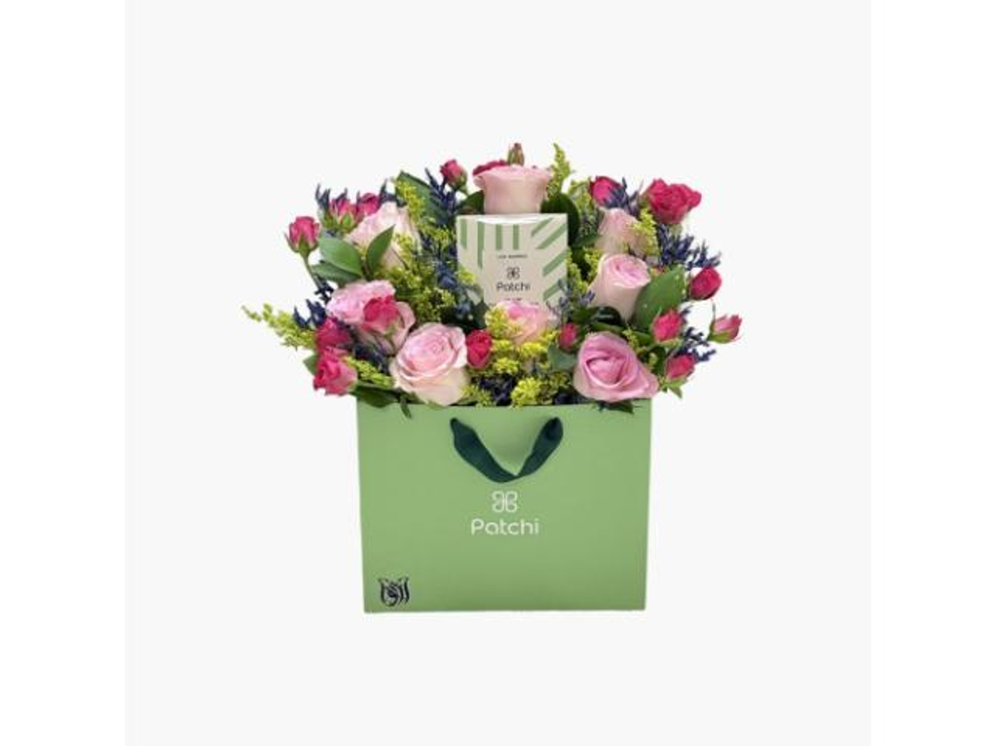 Double Clear Baby Rose Bouquet