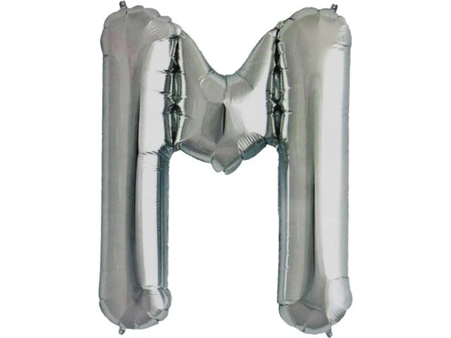 حرف M فضي هيليوم