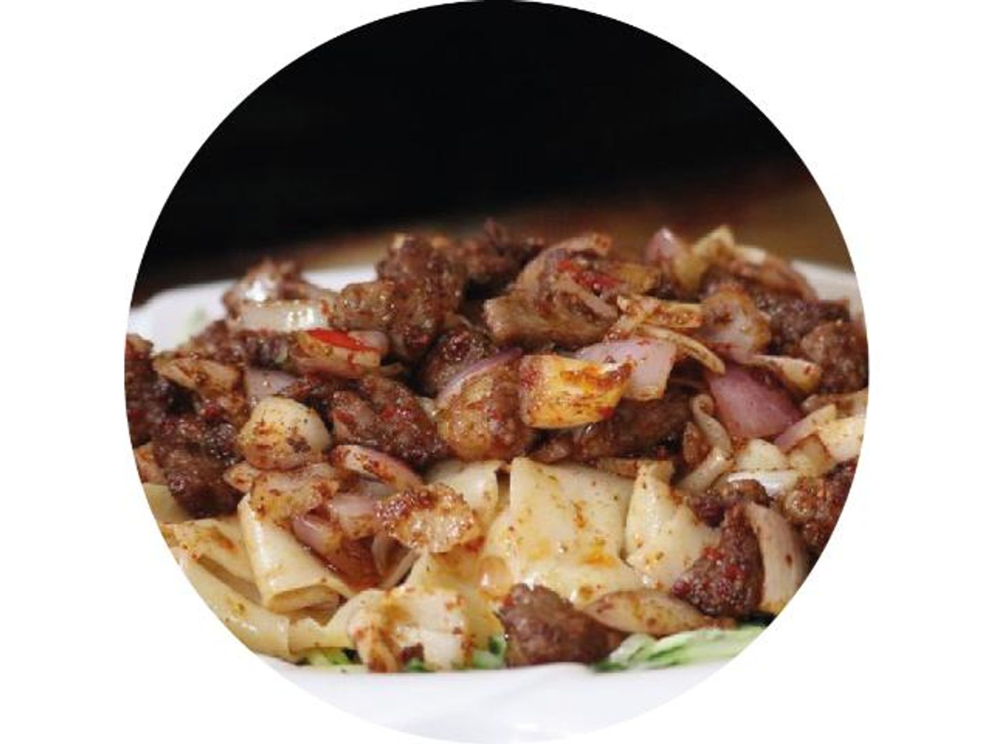 Noodle With Fried Barbecue