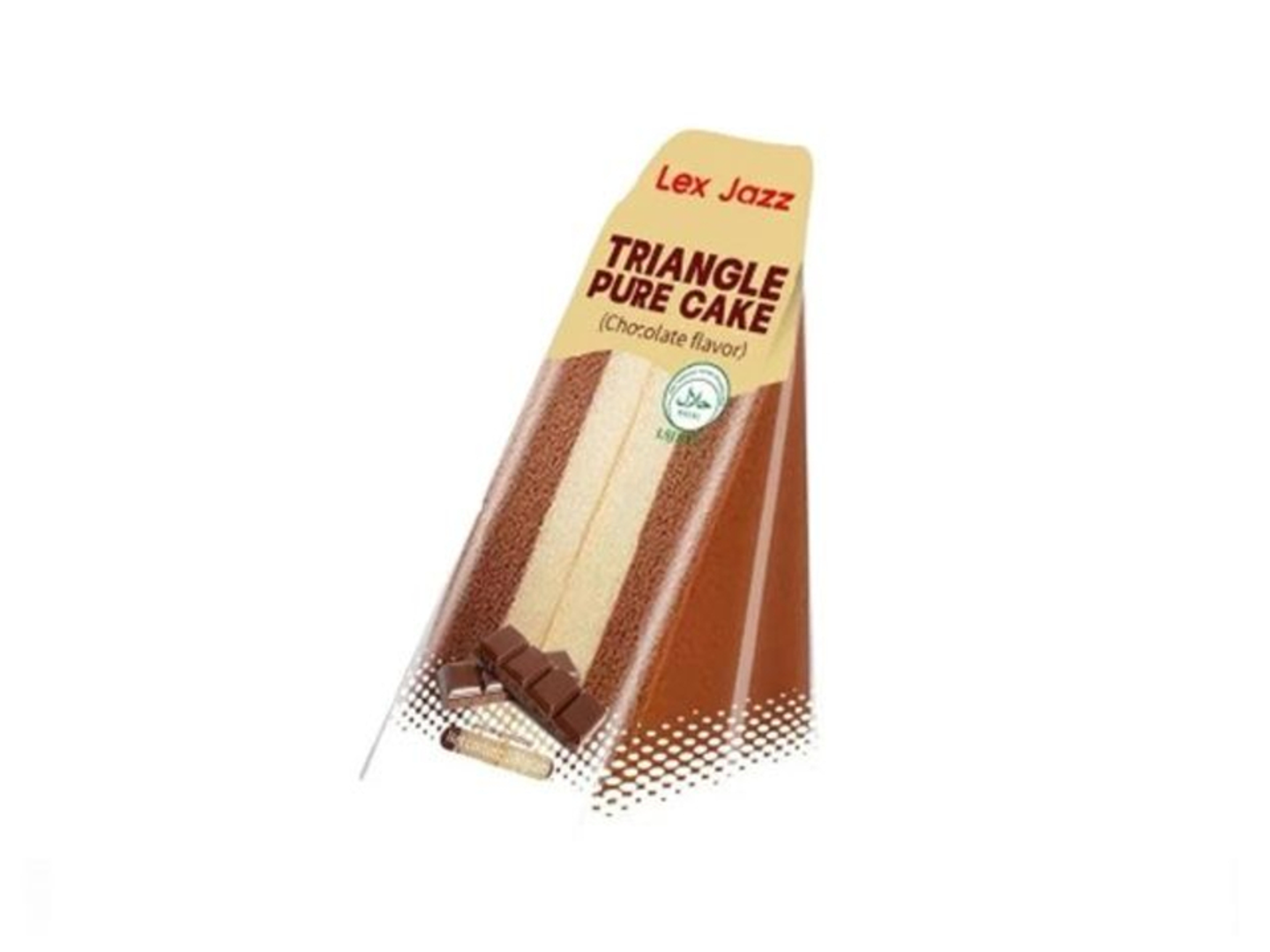 Japanese Triangle Chocolate Cake