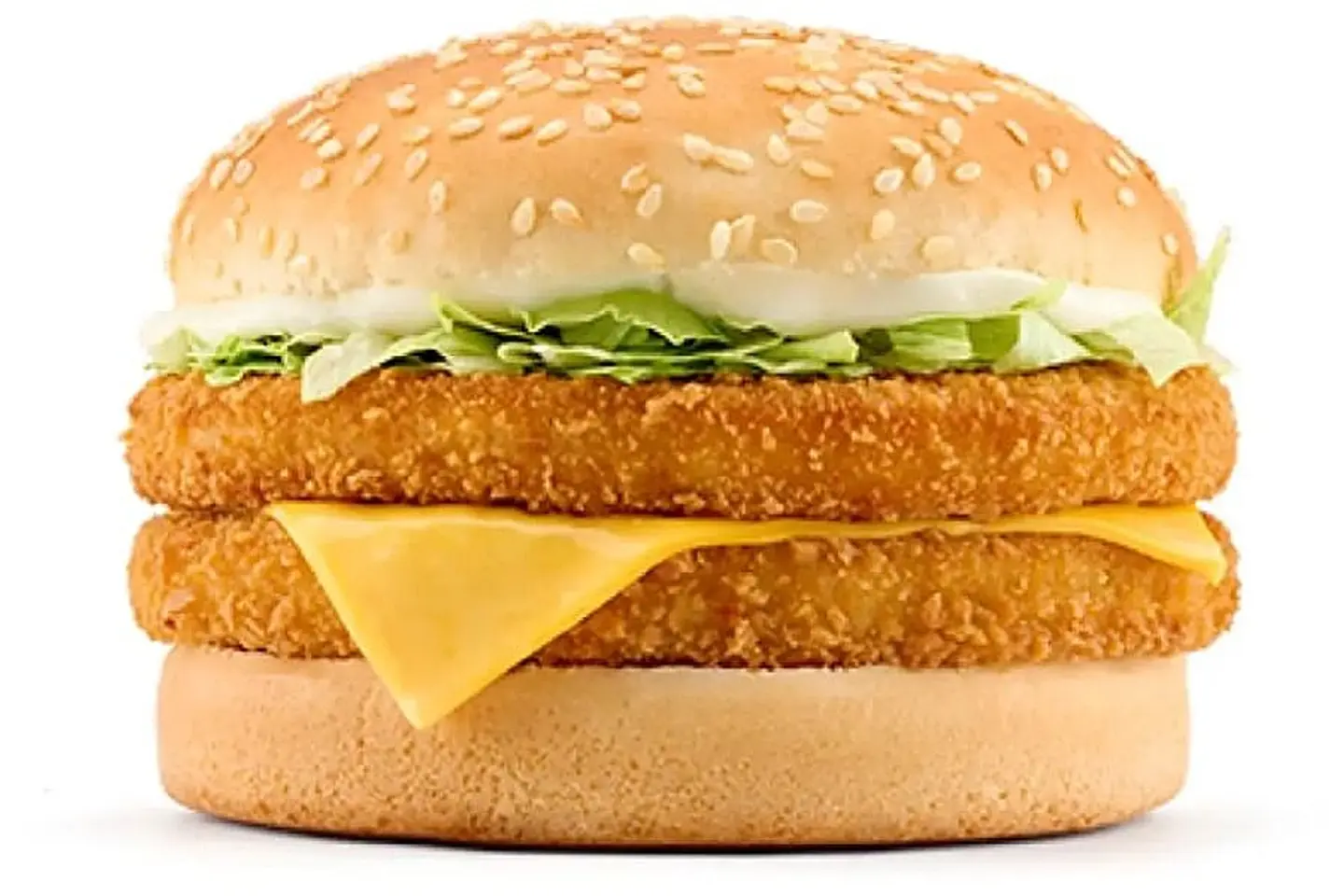 Double Chicken Burger With Cheese
