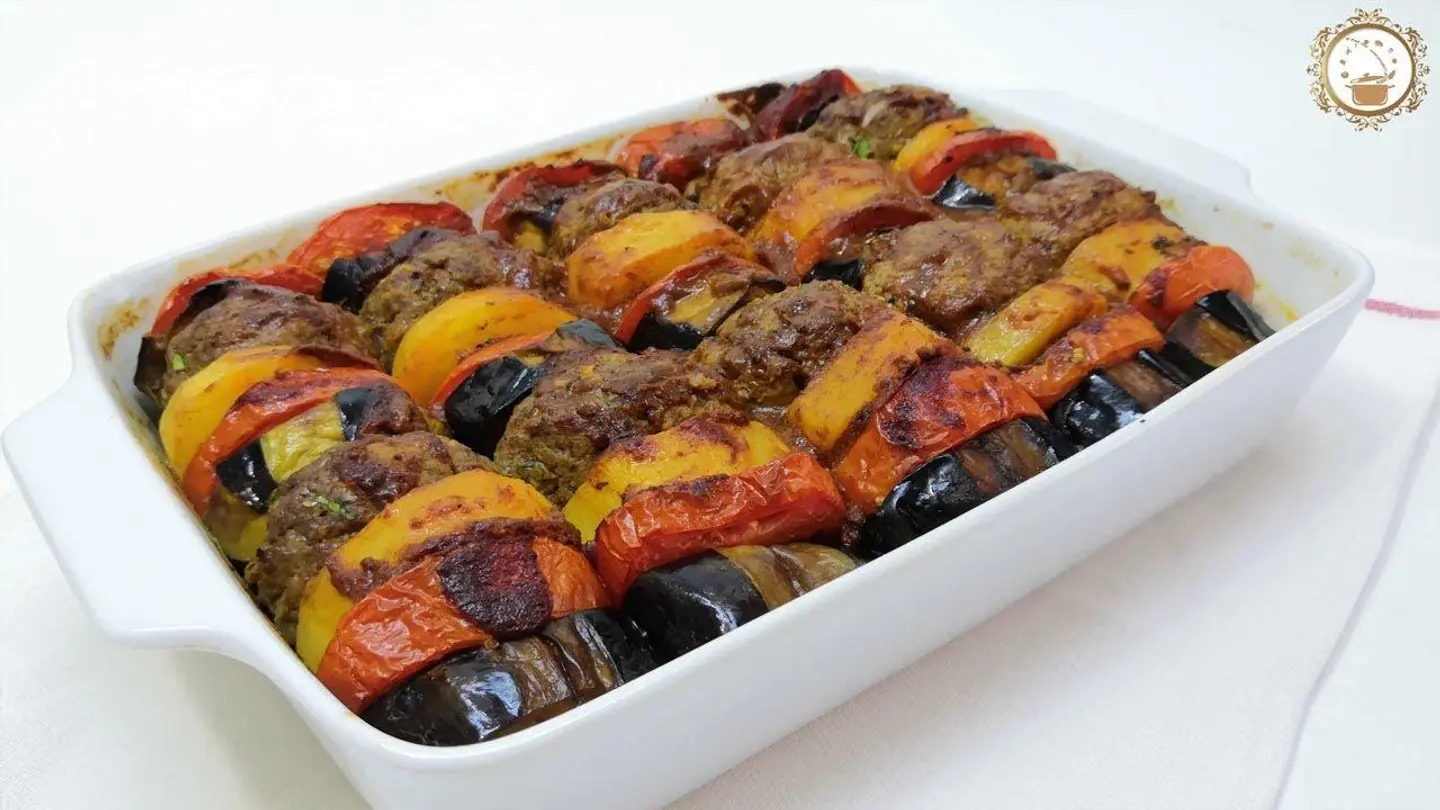كفتة لحم بالخضار