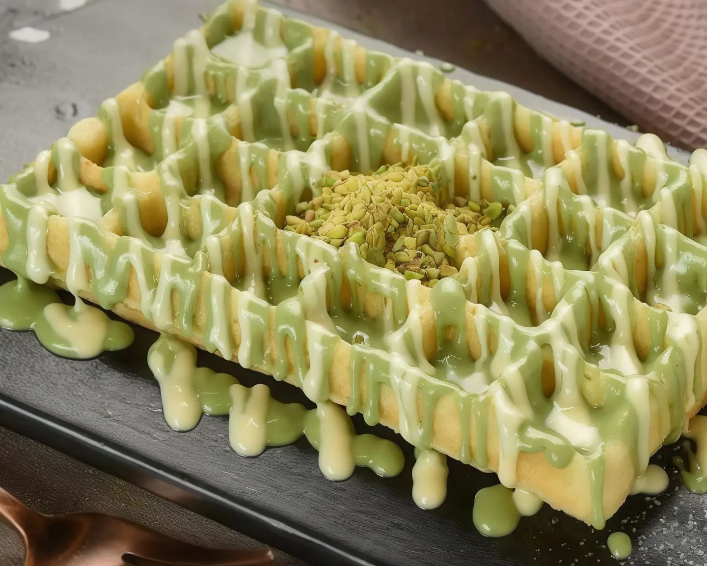 وافل بيستاشيو