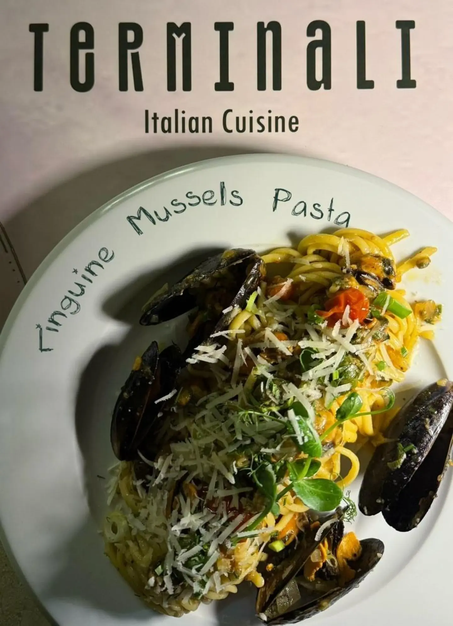 Linguine Pasta With Muscle