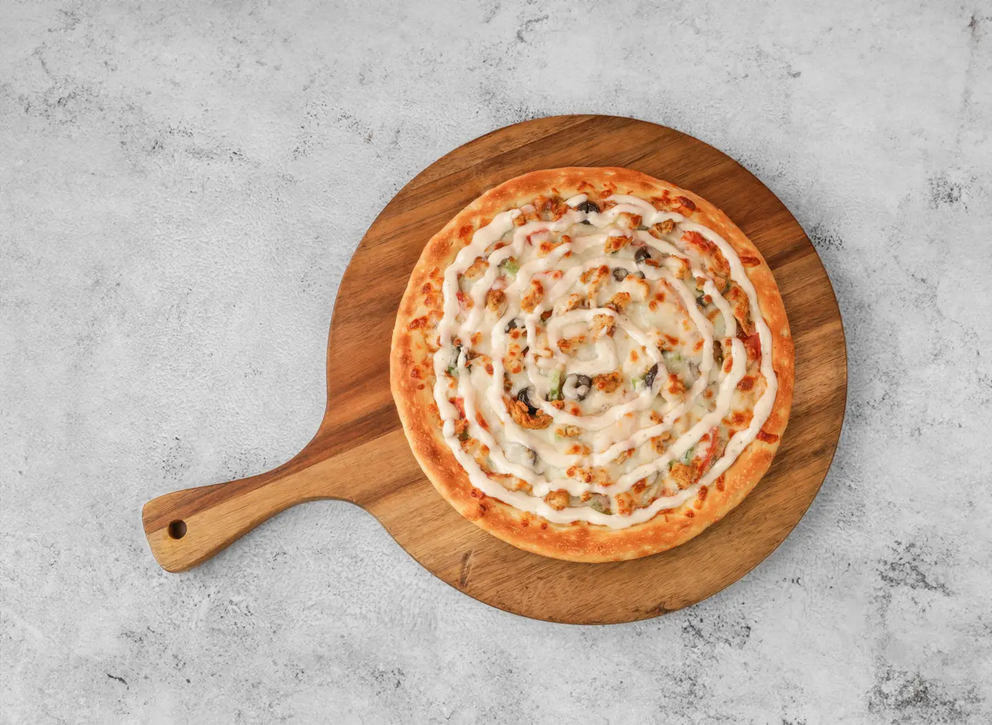 بيتزا دجاج رانش