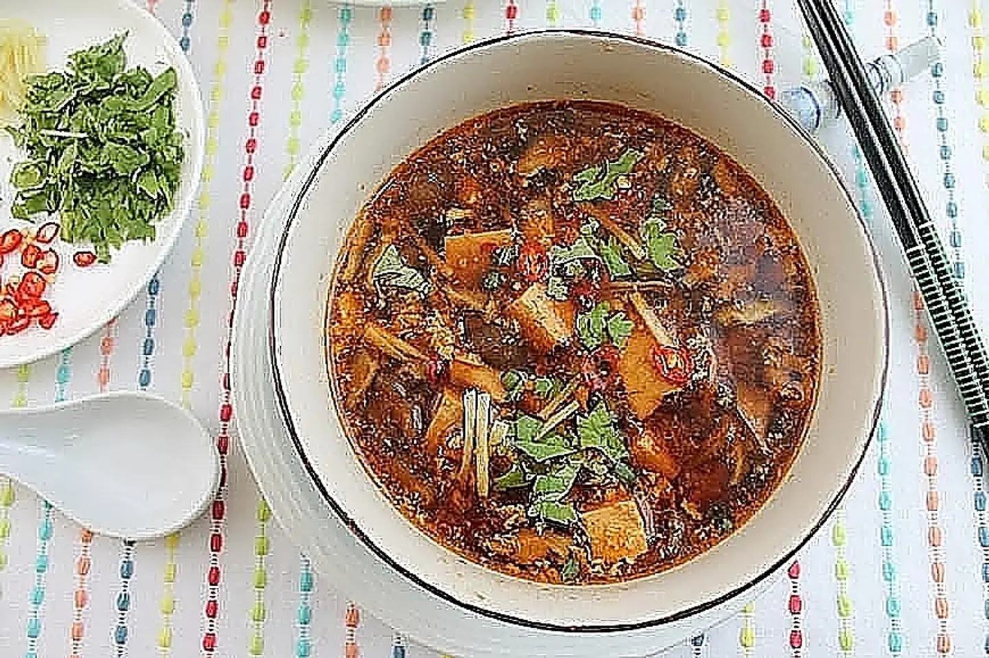 Hot And Sour Soup Red