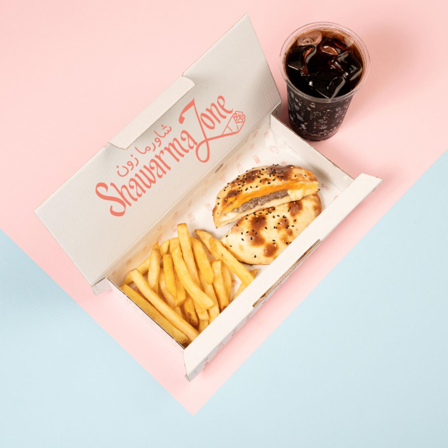 Beef Burger Pie Meal
