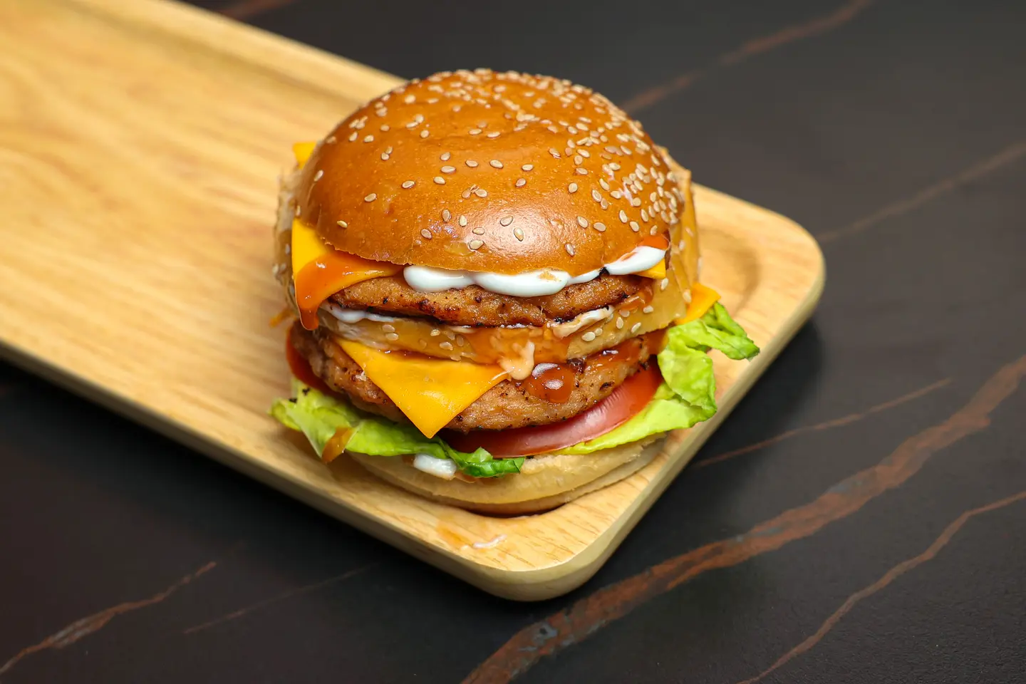 Double Grilled Chicken With Cheese