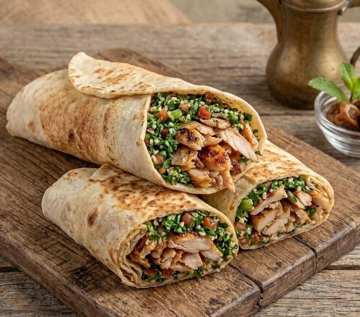 Tabbouleh Mafrood Shawarma