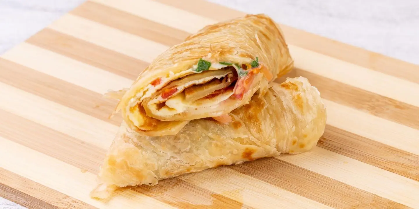 Cheese Fried Egg Chapati