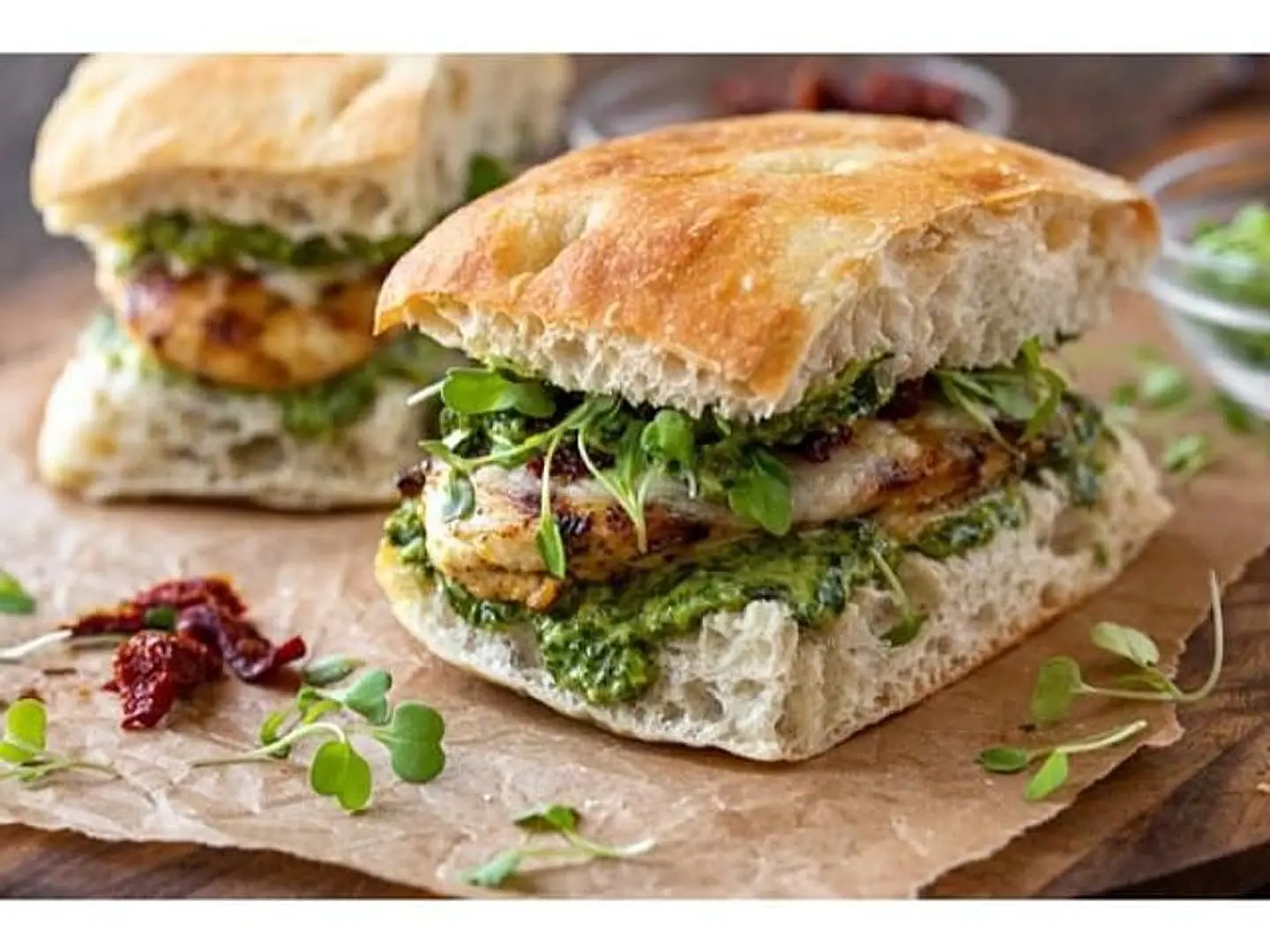 ساندوتش دجاج مشوي