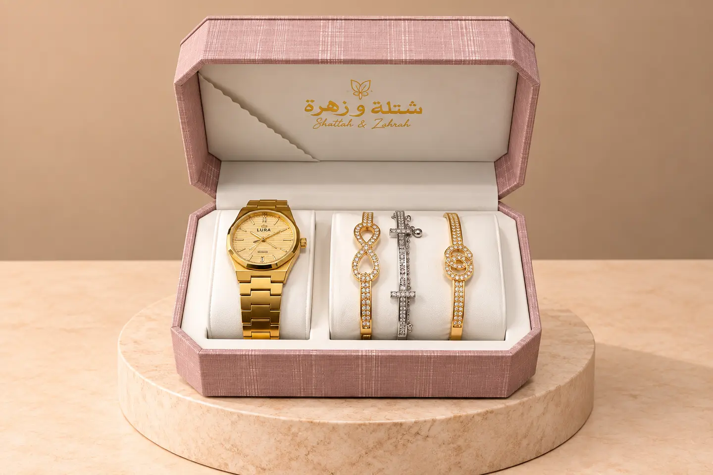 طقم ساعة نسائية 9
