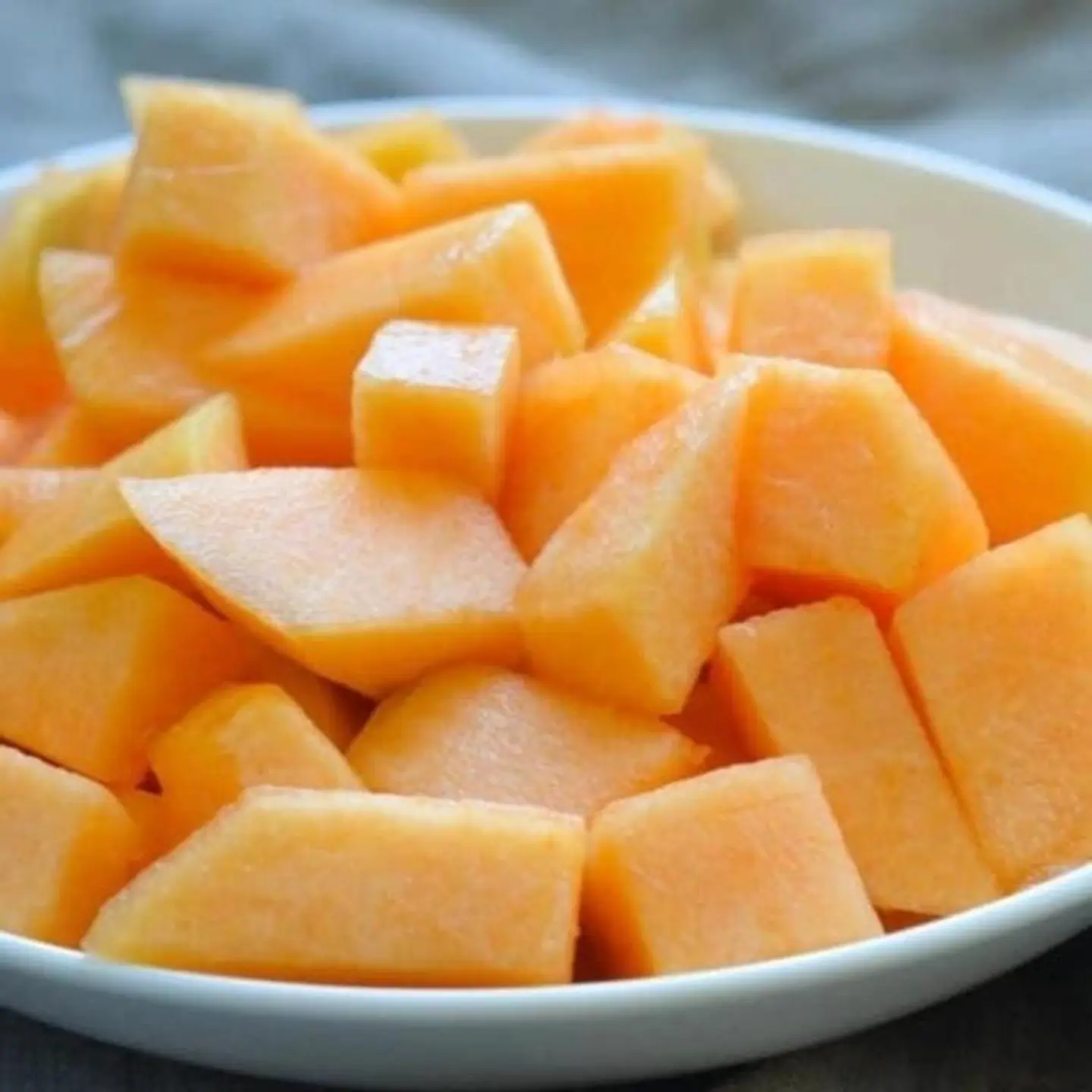 Plate Of Cantaloupe