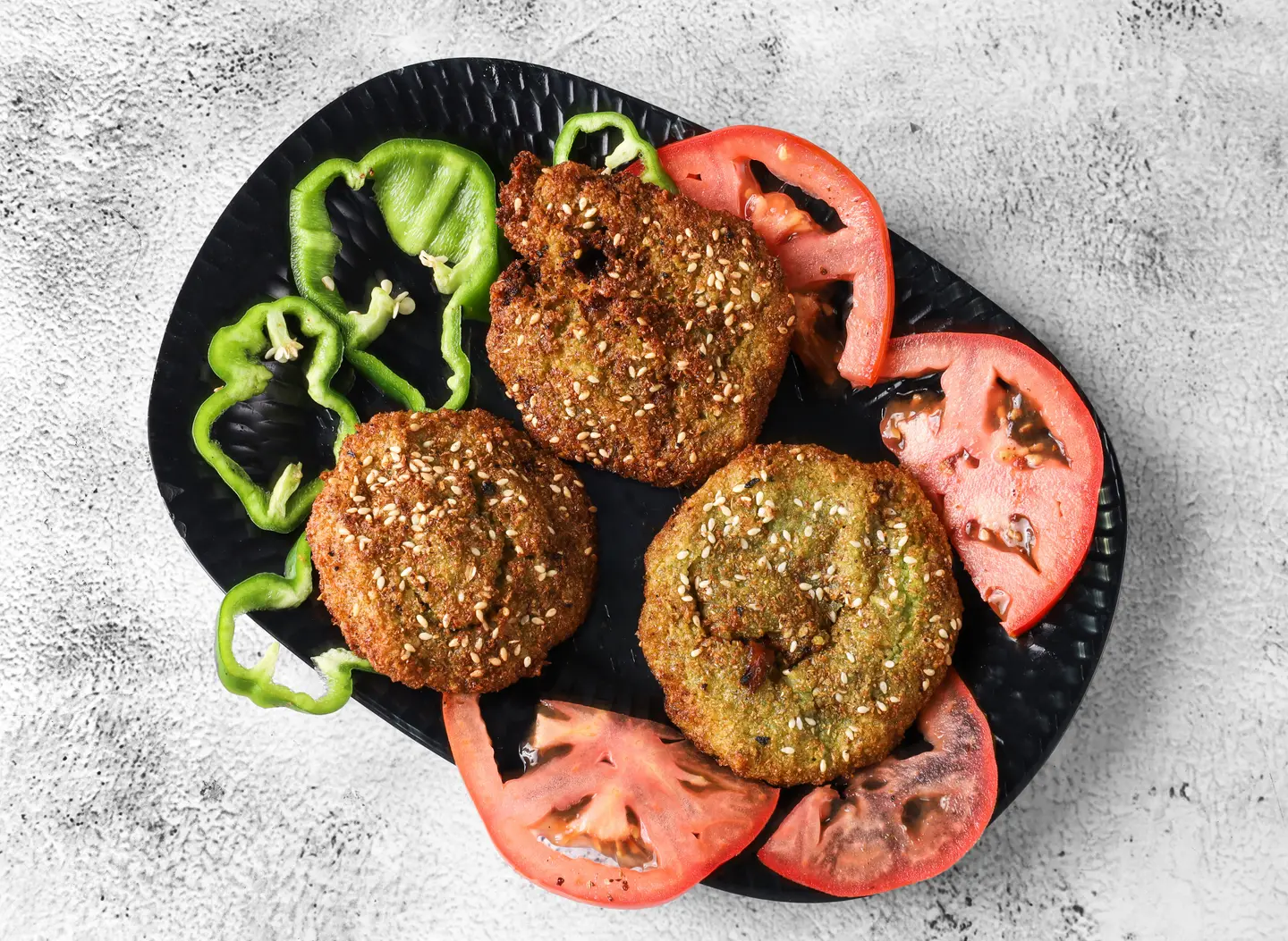 2 Pieces Stuffed Falafel