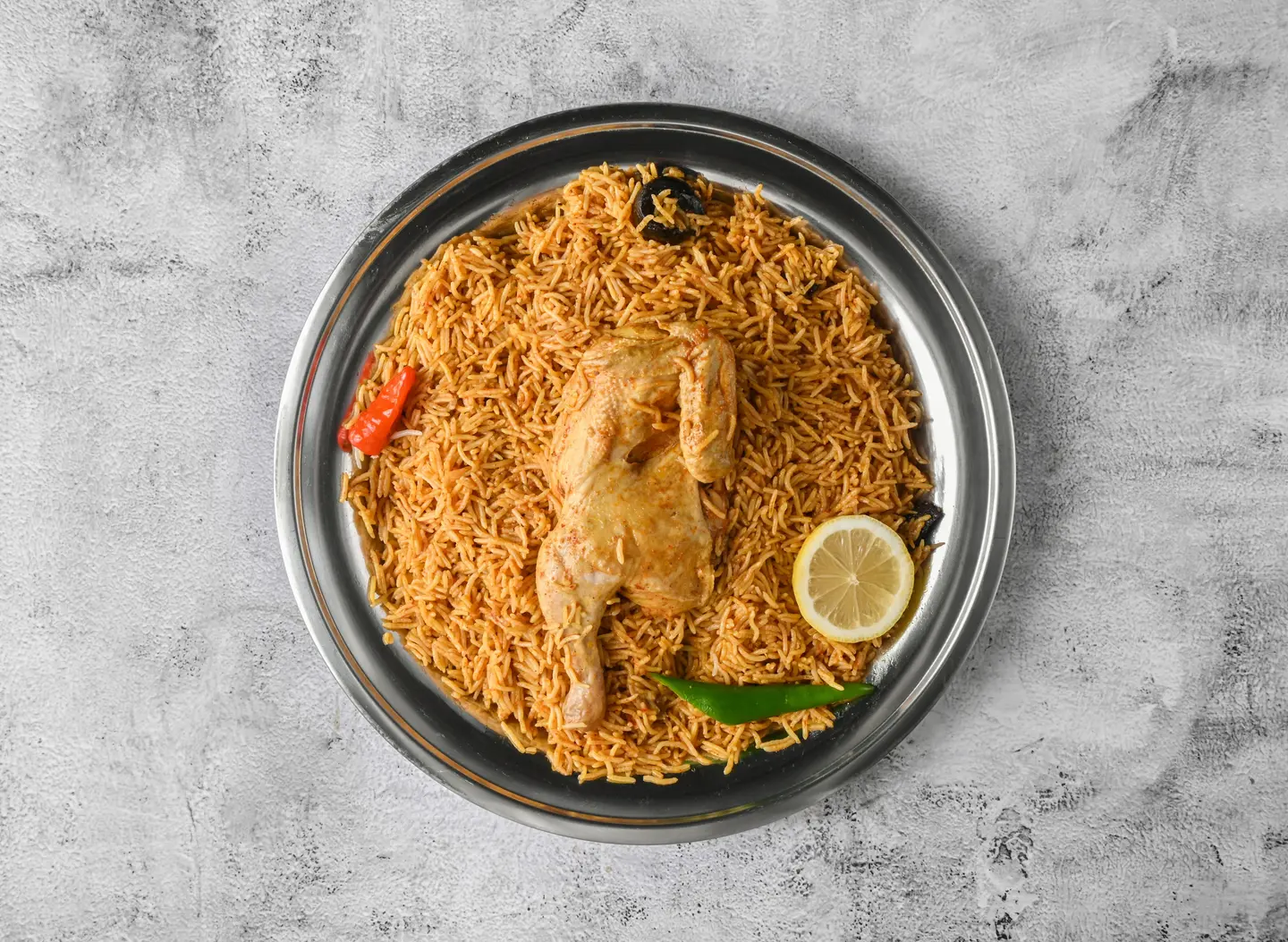 نصف حبه دجاج مضغوط