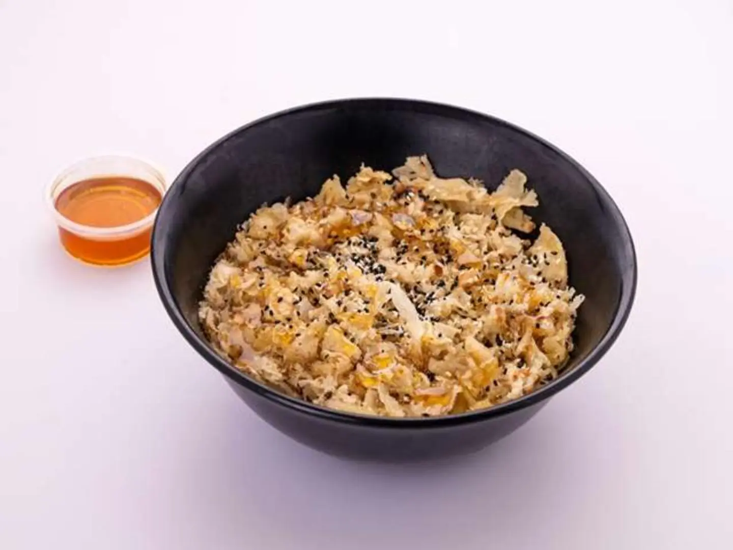 Millet Fattah With Cream And Honey