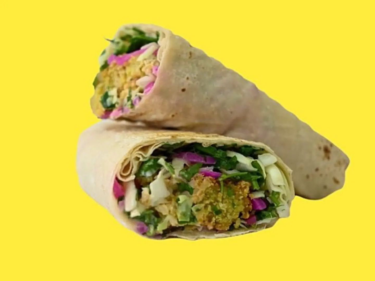 سندويش فلافل حمص و بيض