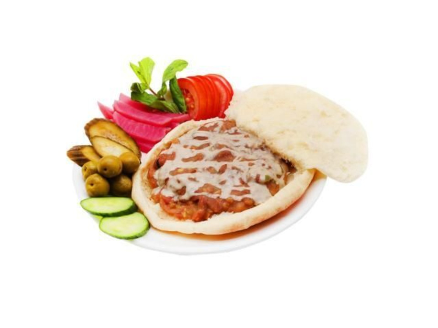 Foul & Hummus Sandwich