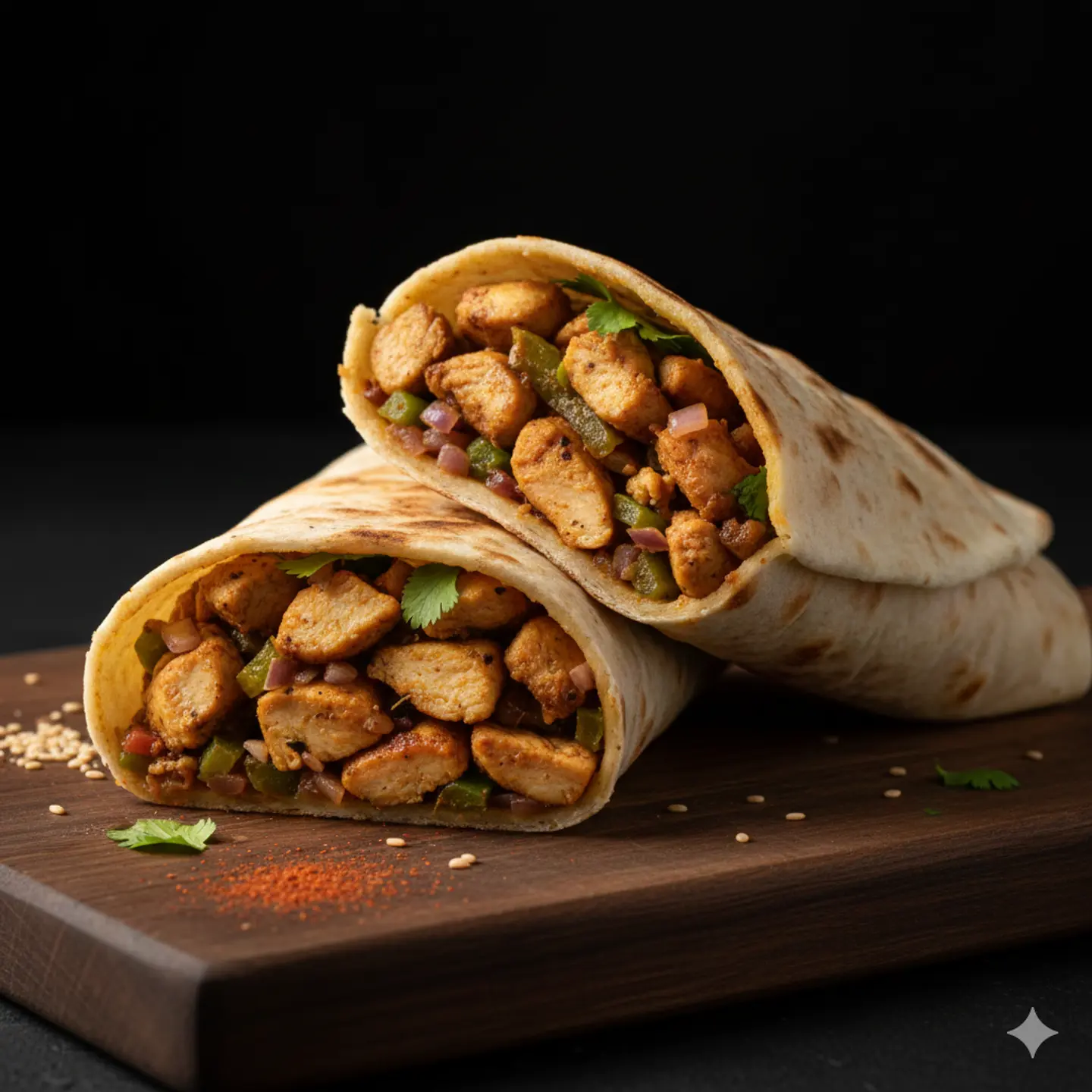 ساندويش مقلقل دجاج خبز صاج