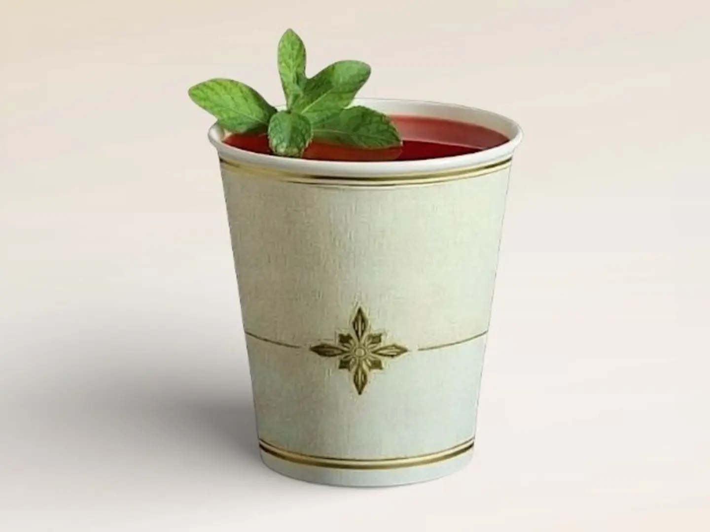 شاي احمر بالنعناع