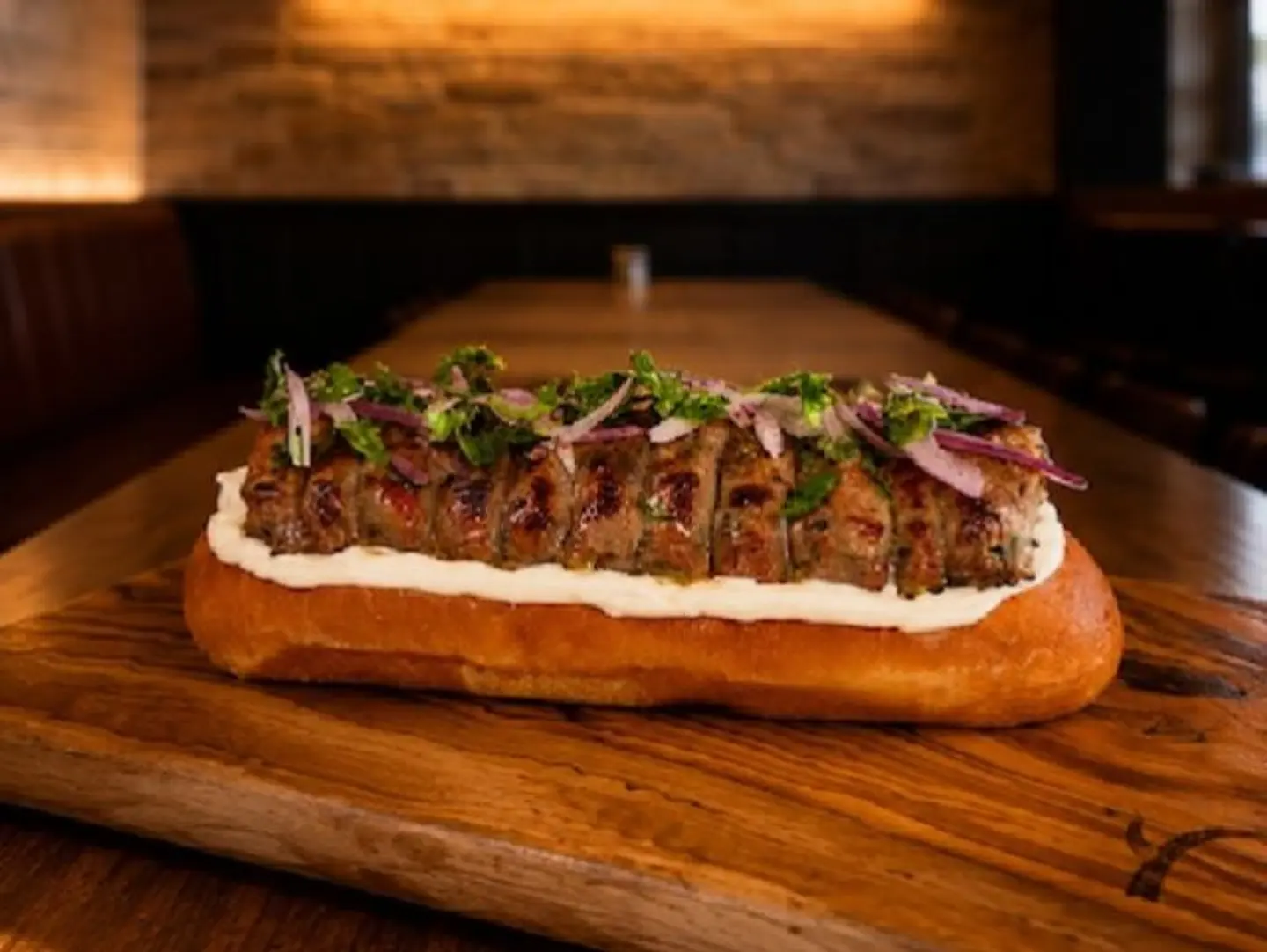 Beef Kabab Sandwich