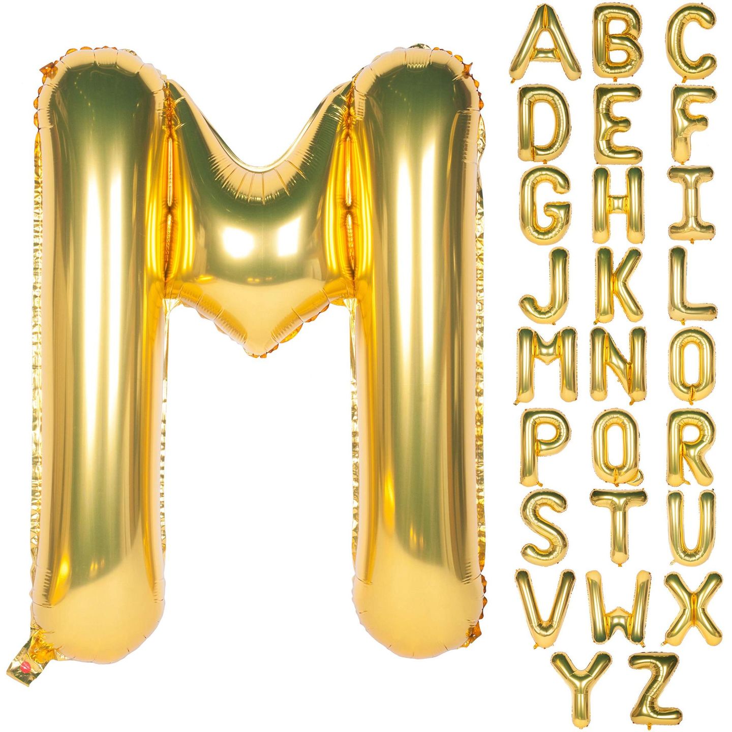 Golden Letter Balloon