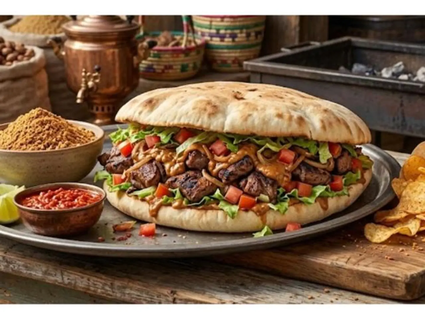 ساندوتش سيري غنم