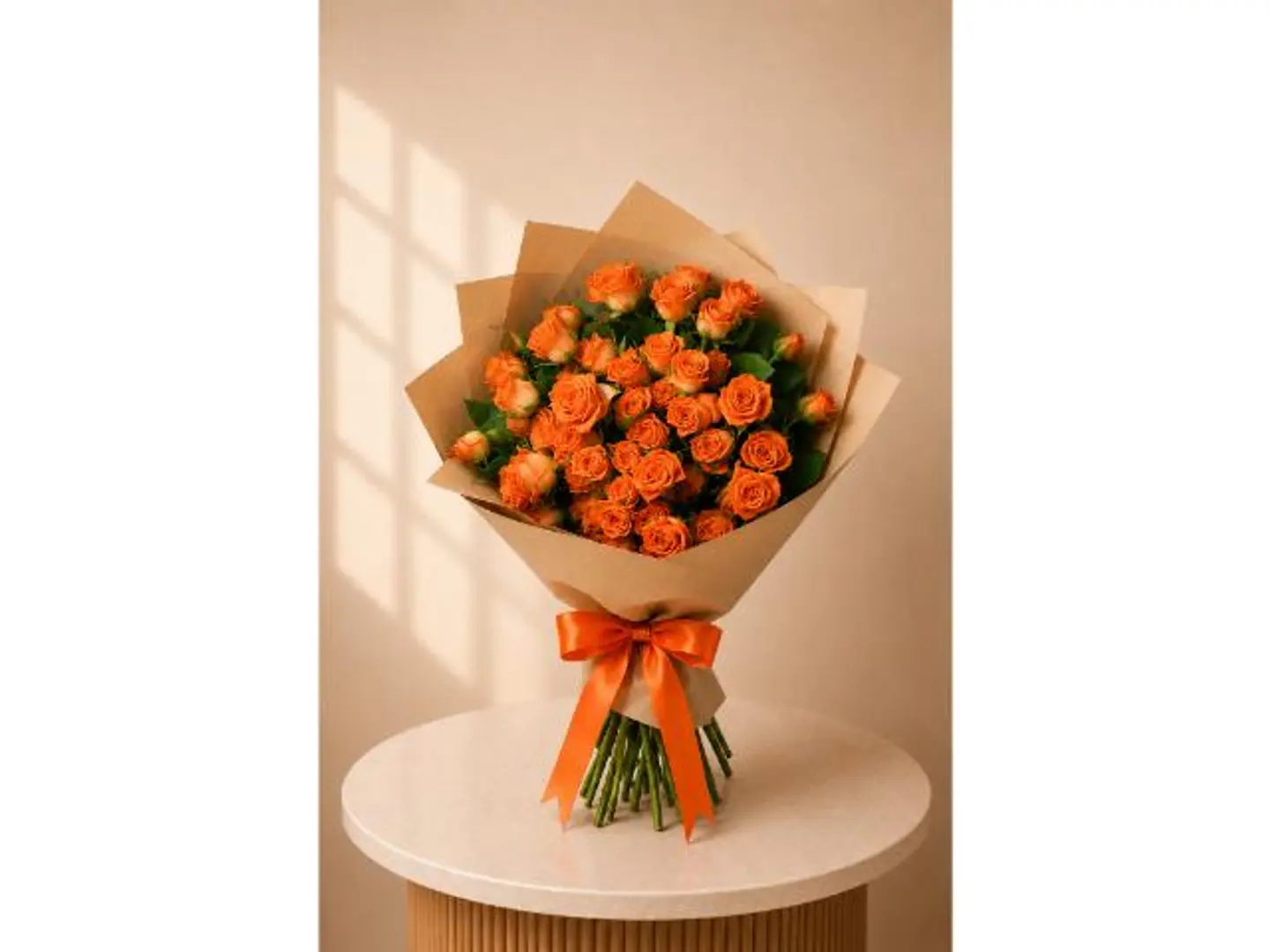 Orange Spray Rose Bouquet