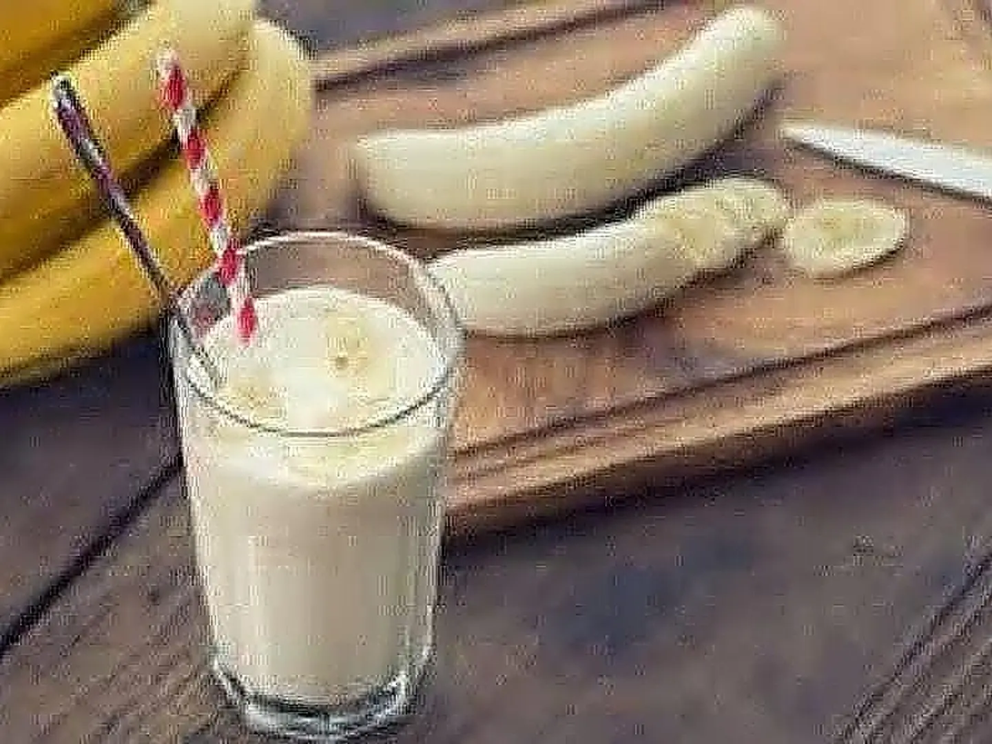 عصير موز بالحليب