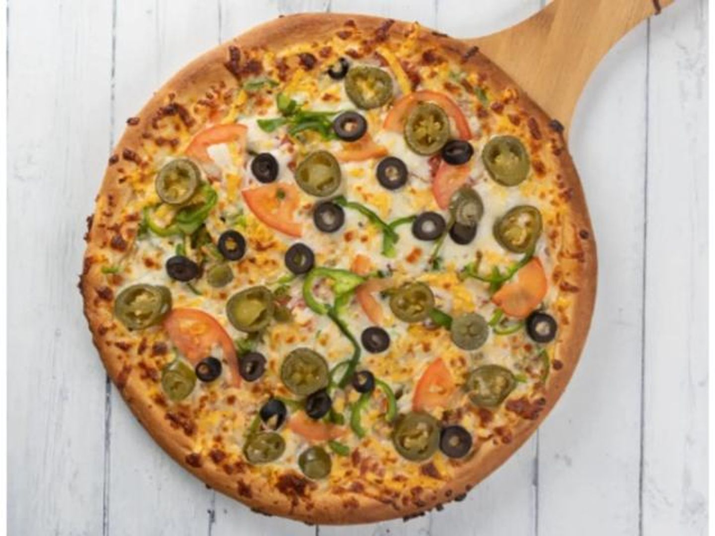 Vegetable Jalapeño Pizza