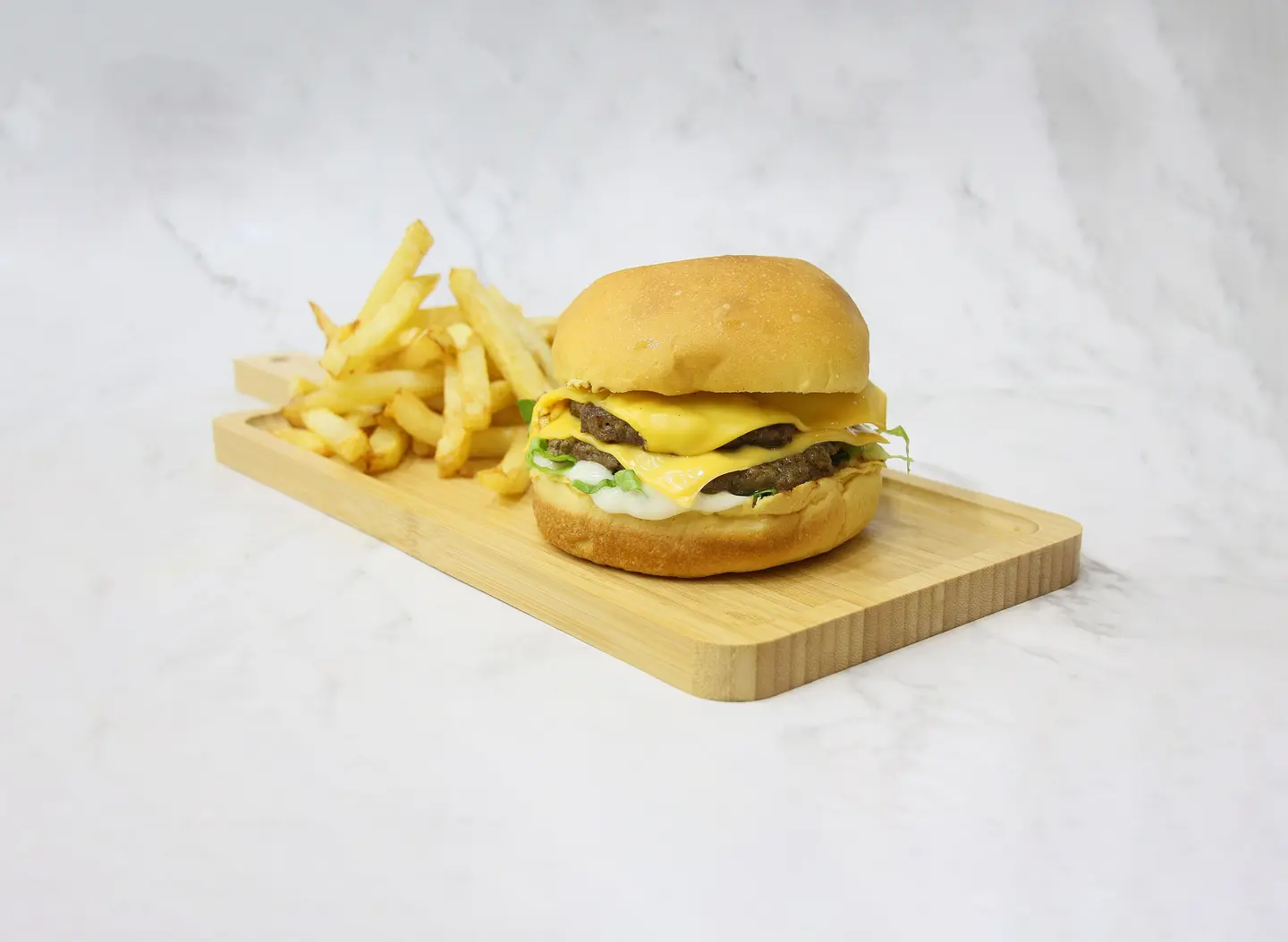 وجبة برغر لحم