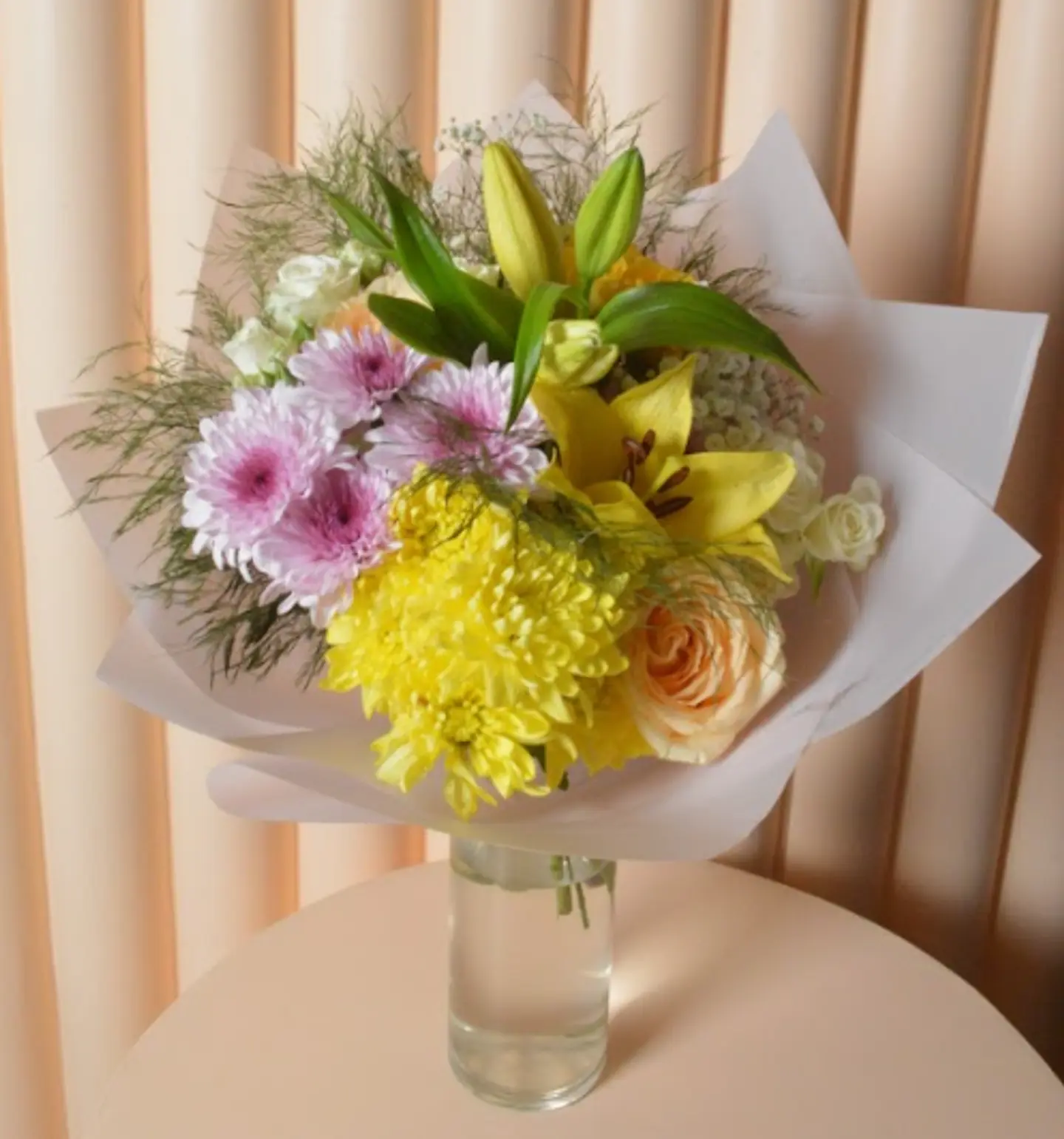 Purple And Yellow Bouquet