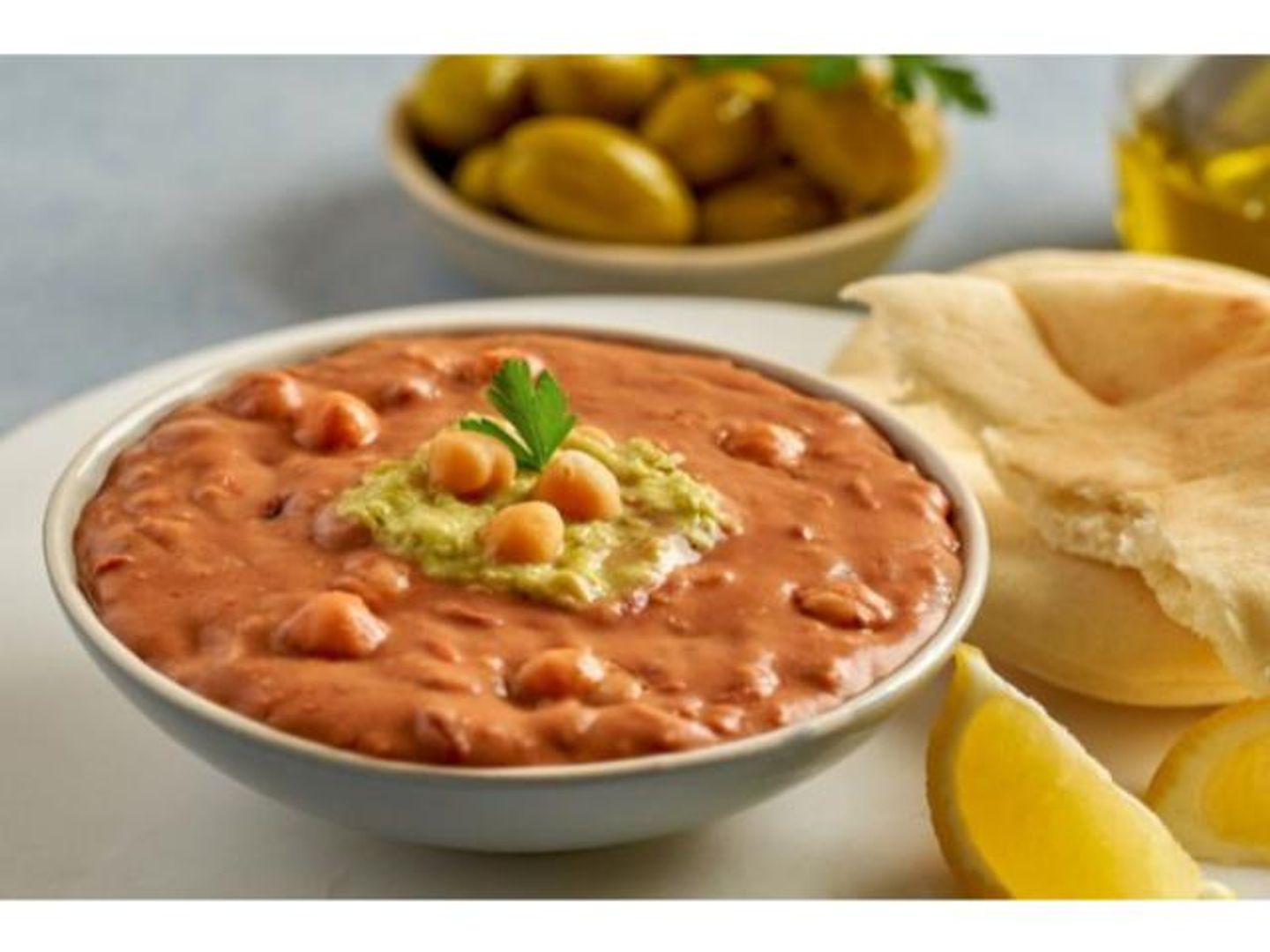 صحن فول سادة