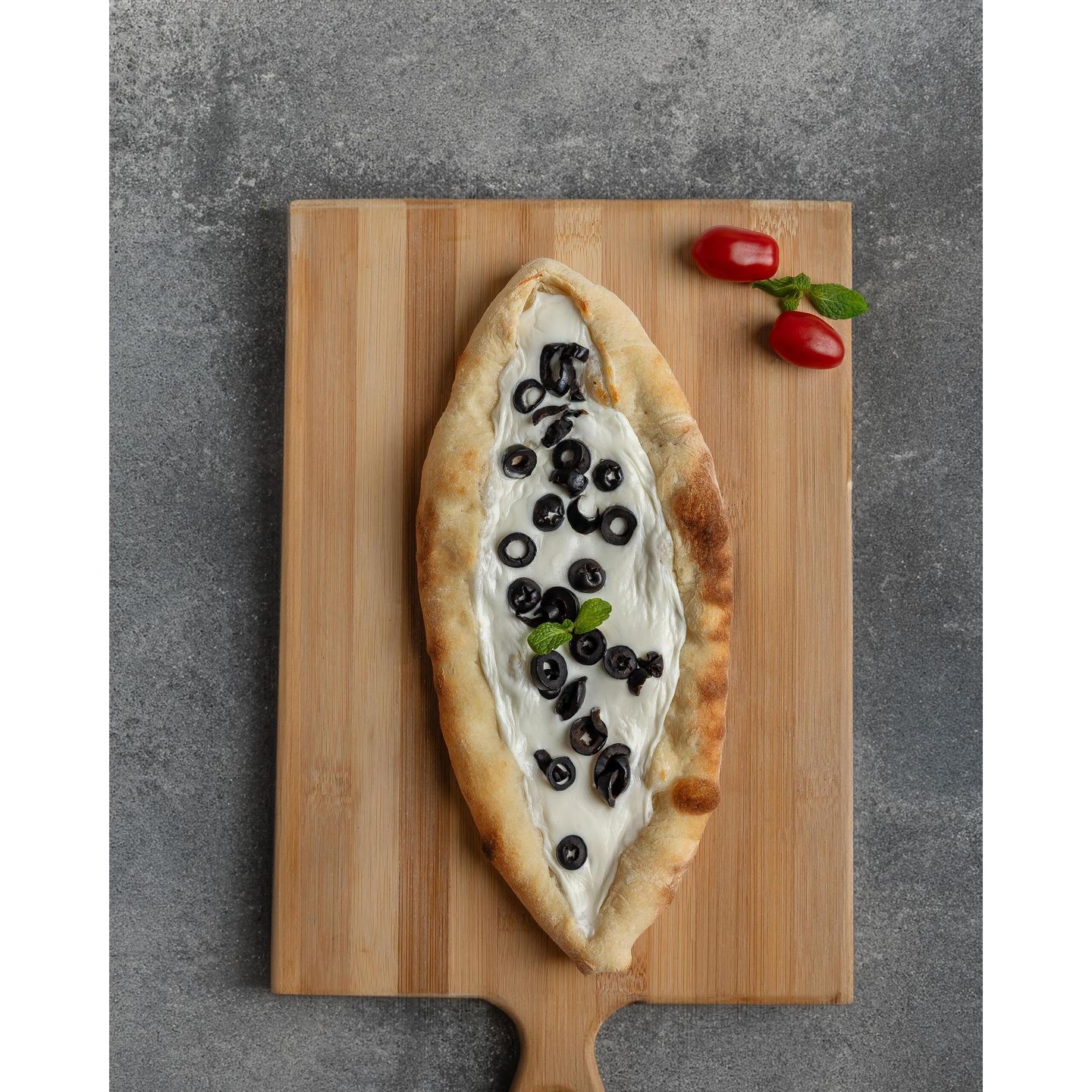 Labneh With Olives Manoushe