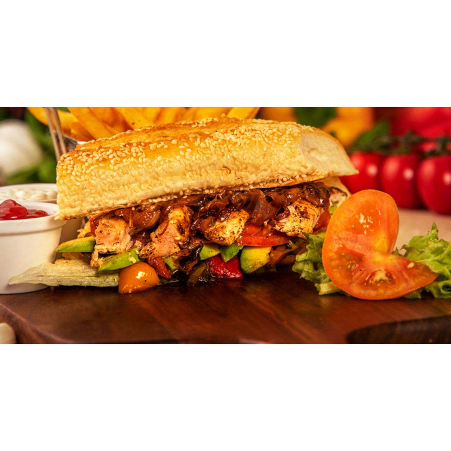 Fajita Chicken Panini
